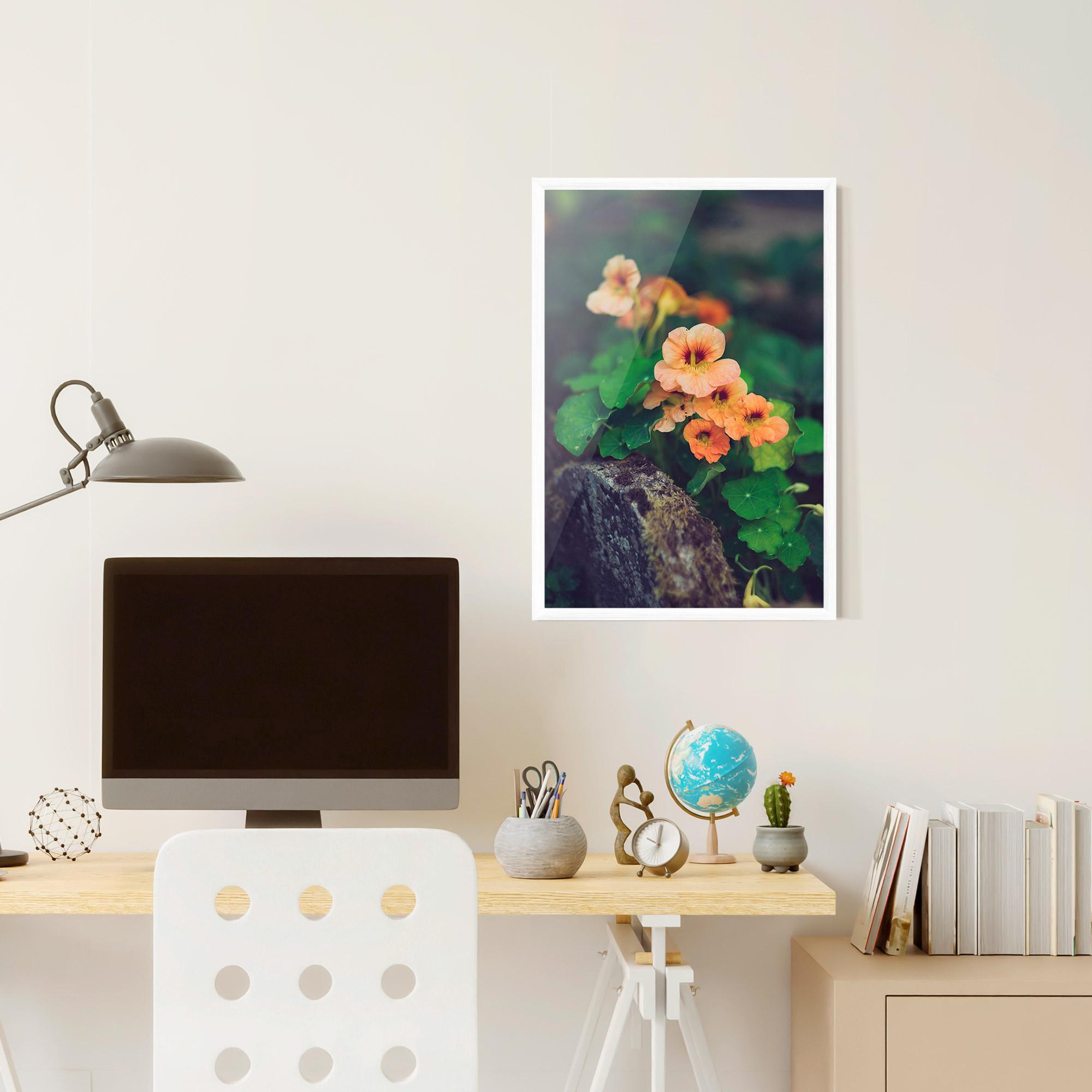 Keretezett Poszter Small Pink Flowers mockup 6