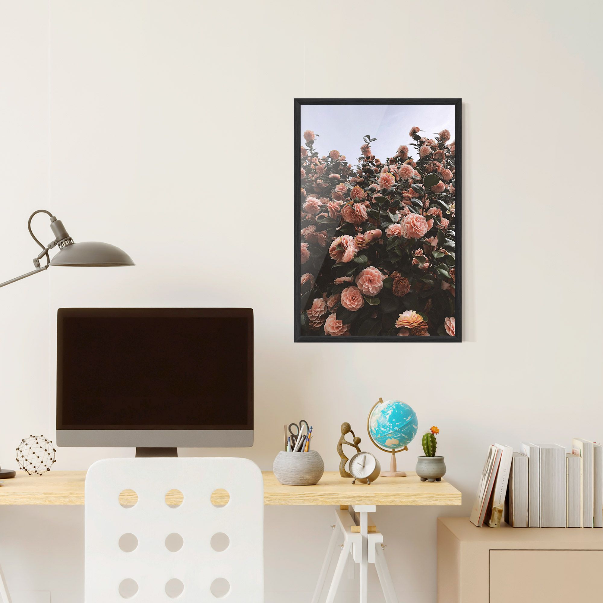 Rose Wild Wall mockup 6