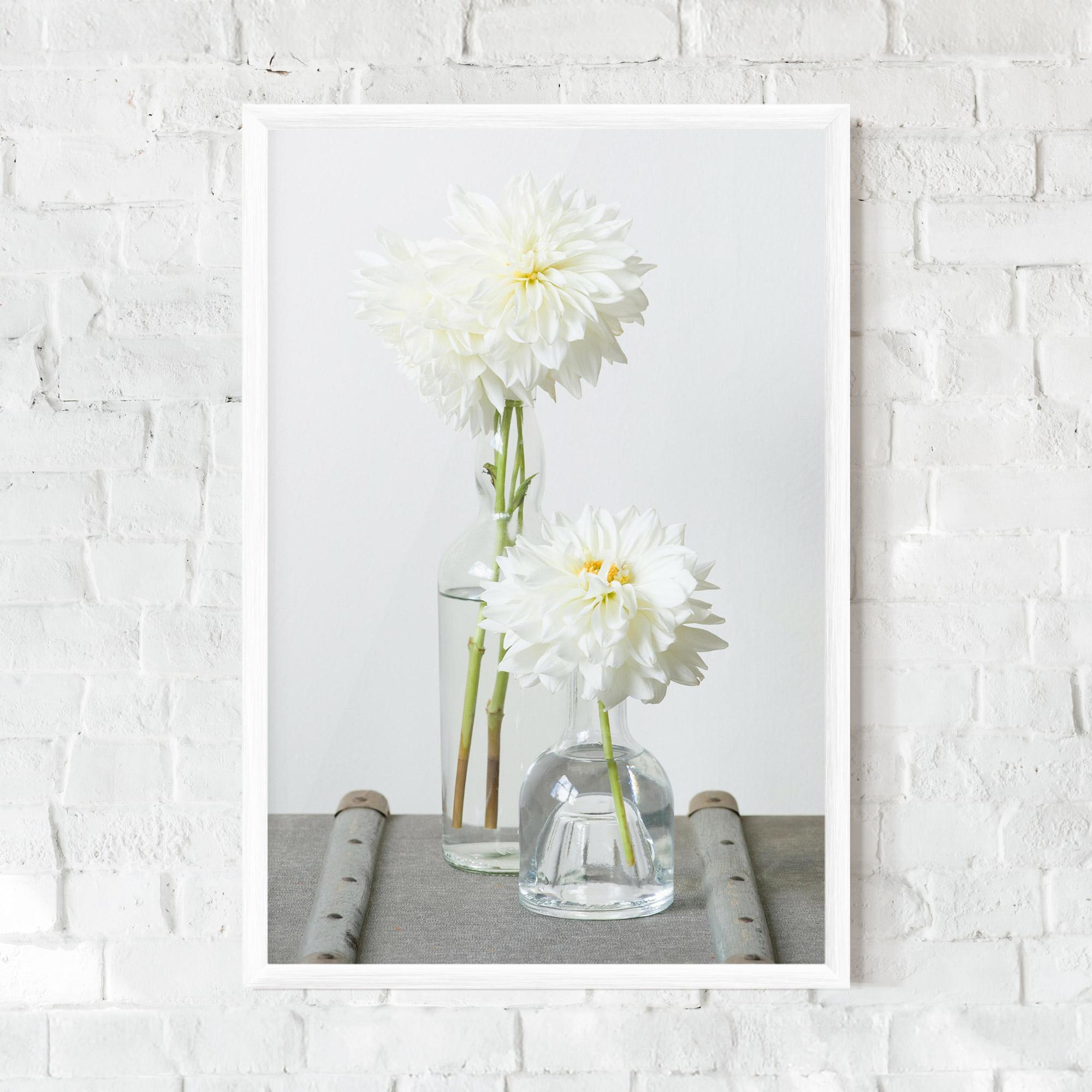 Keretezett Poszter Big Flower Vase mockup 0