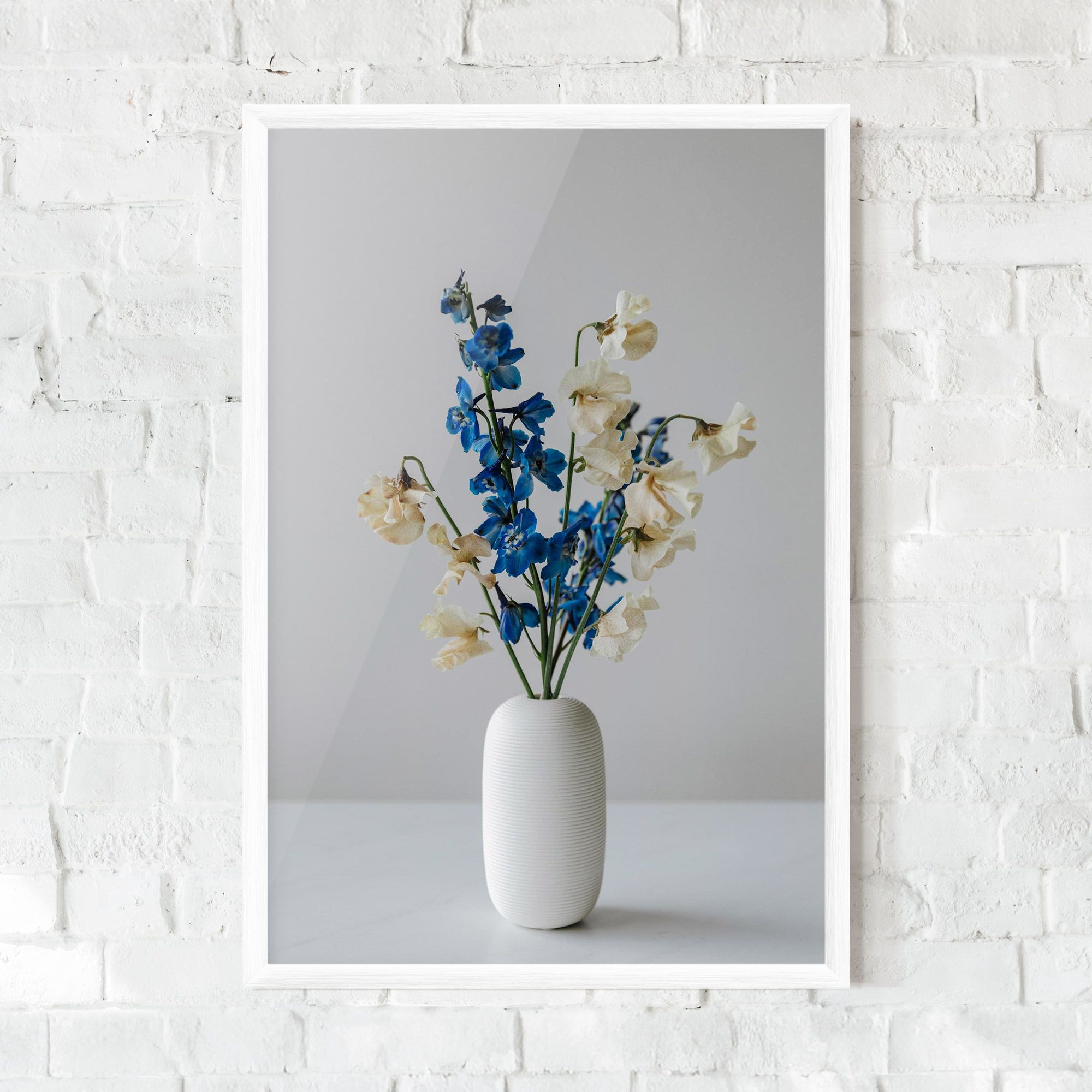 Blue White Vase mockup 0