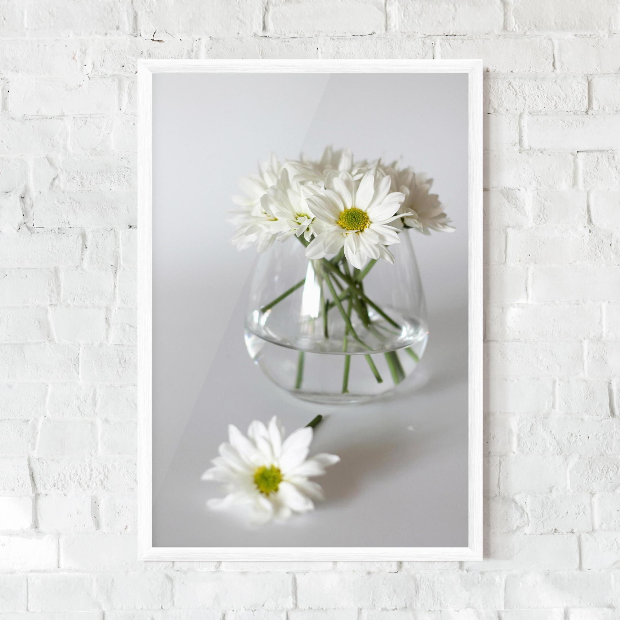 Keretezett Poszter Transparent Vase mockup 0