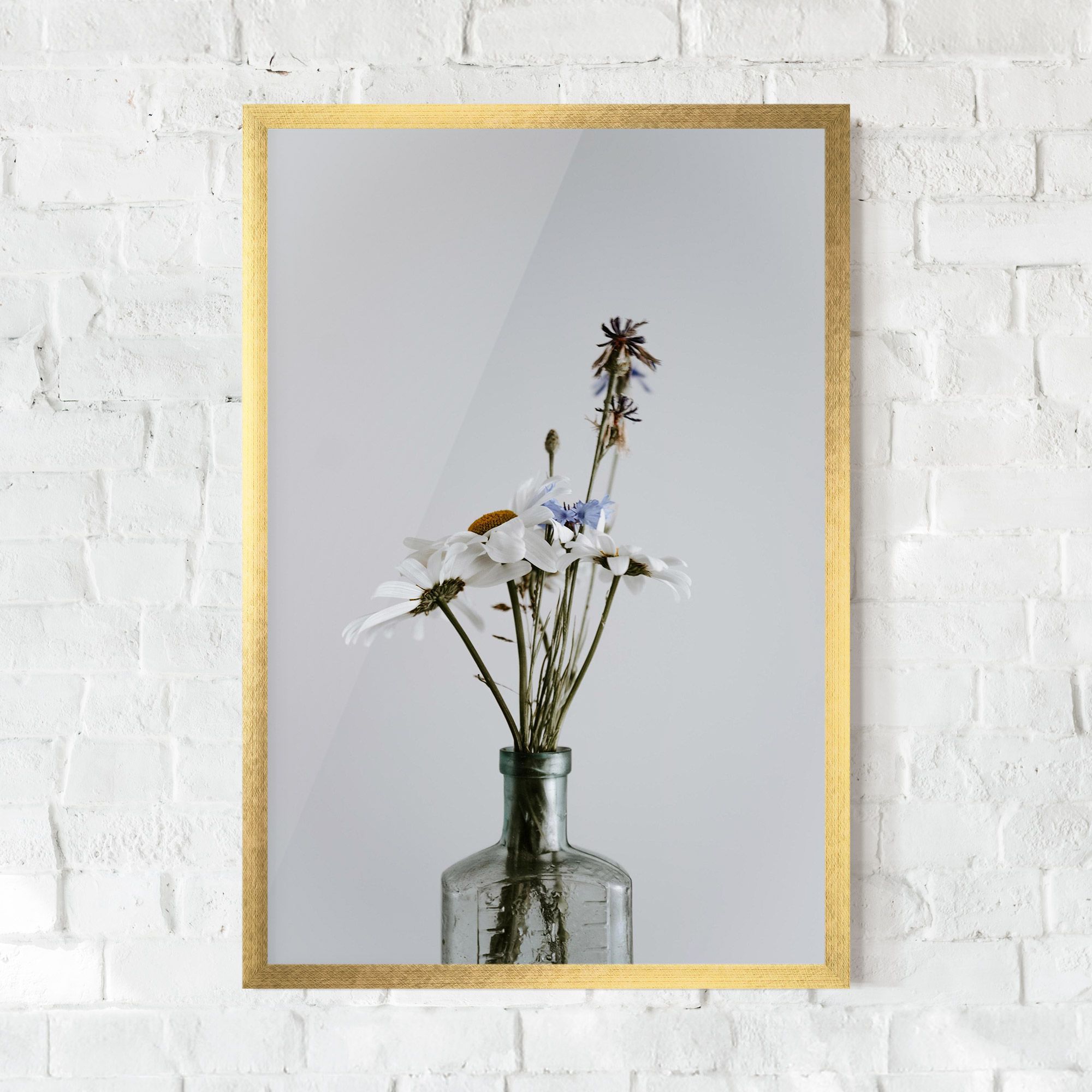 White Flower Vase mockup 0