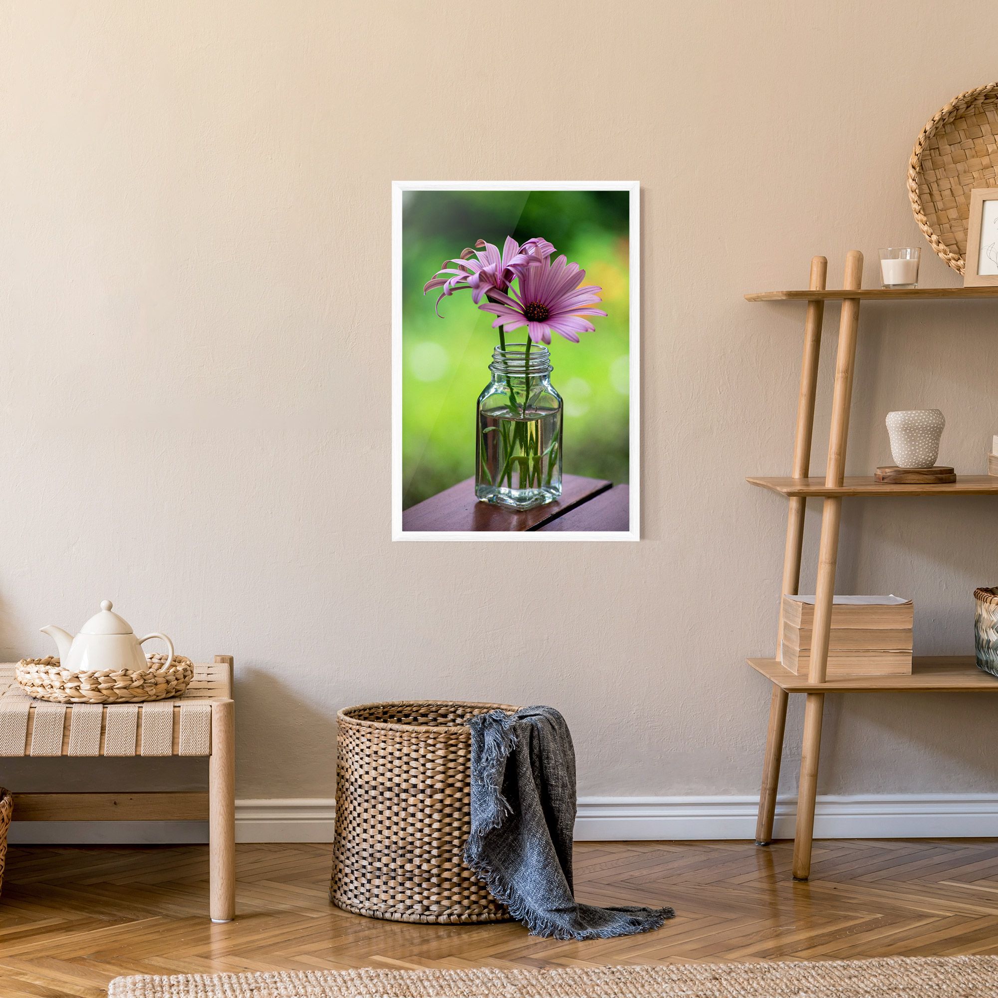 Pink Flower Vase mockup 9
