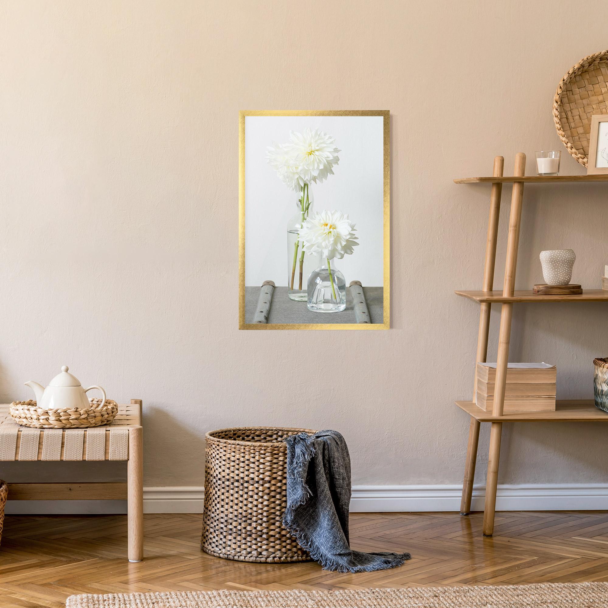 Keretezett Poszter Big Flower Vase mockup 9