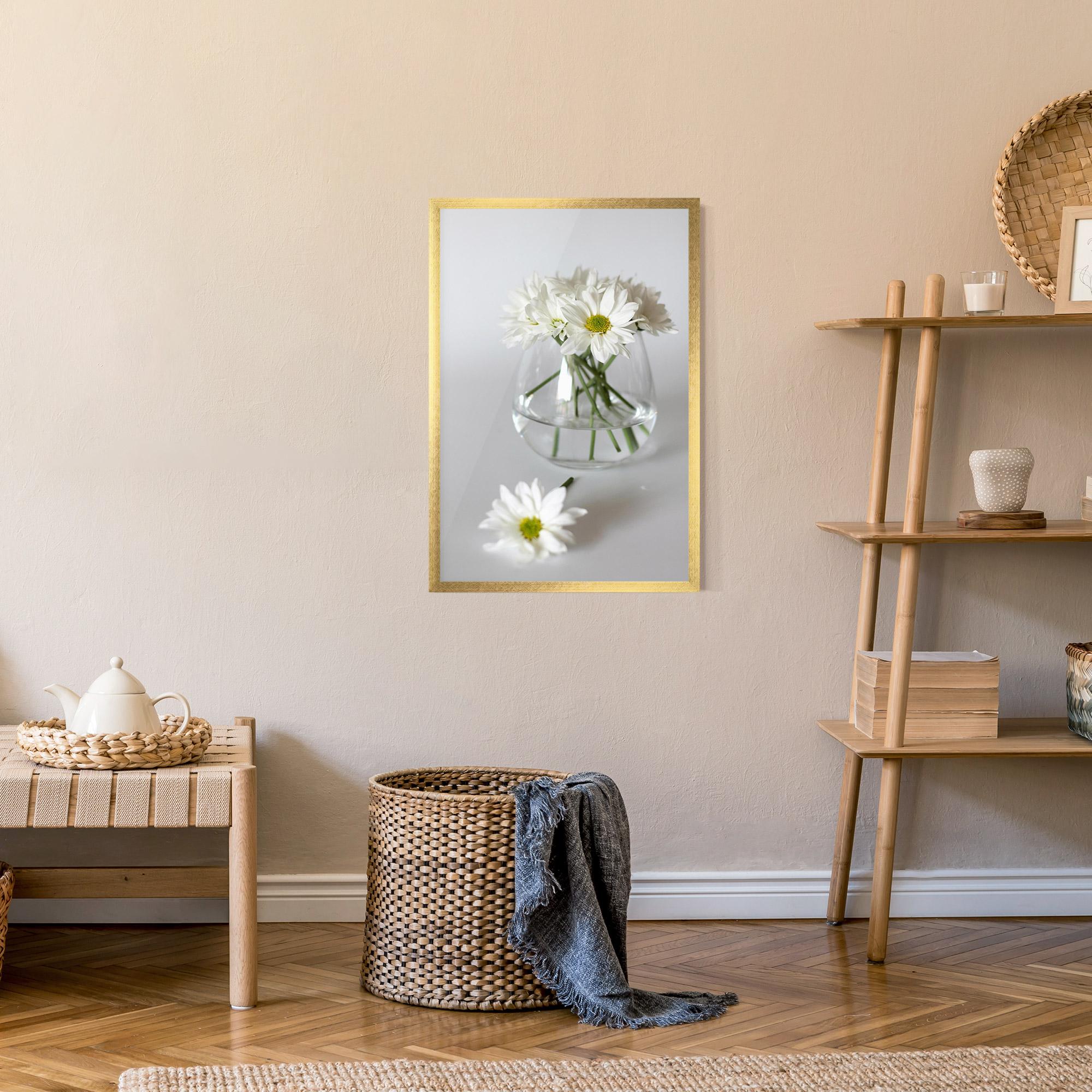 Keretezett Poszter Transparent Vase mockup 9