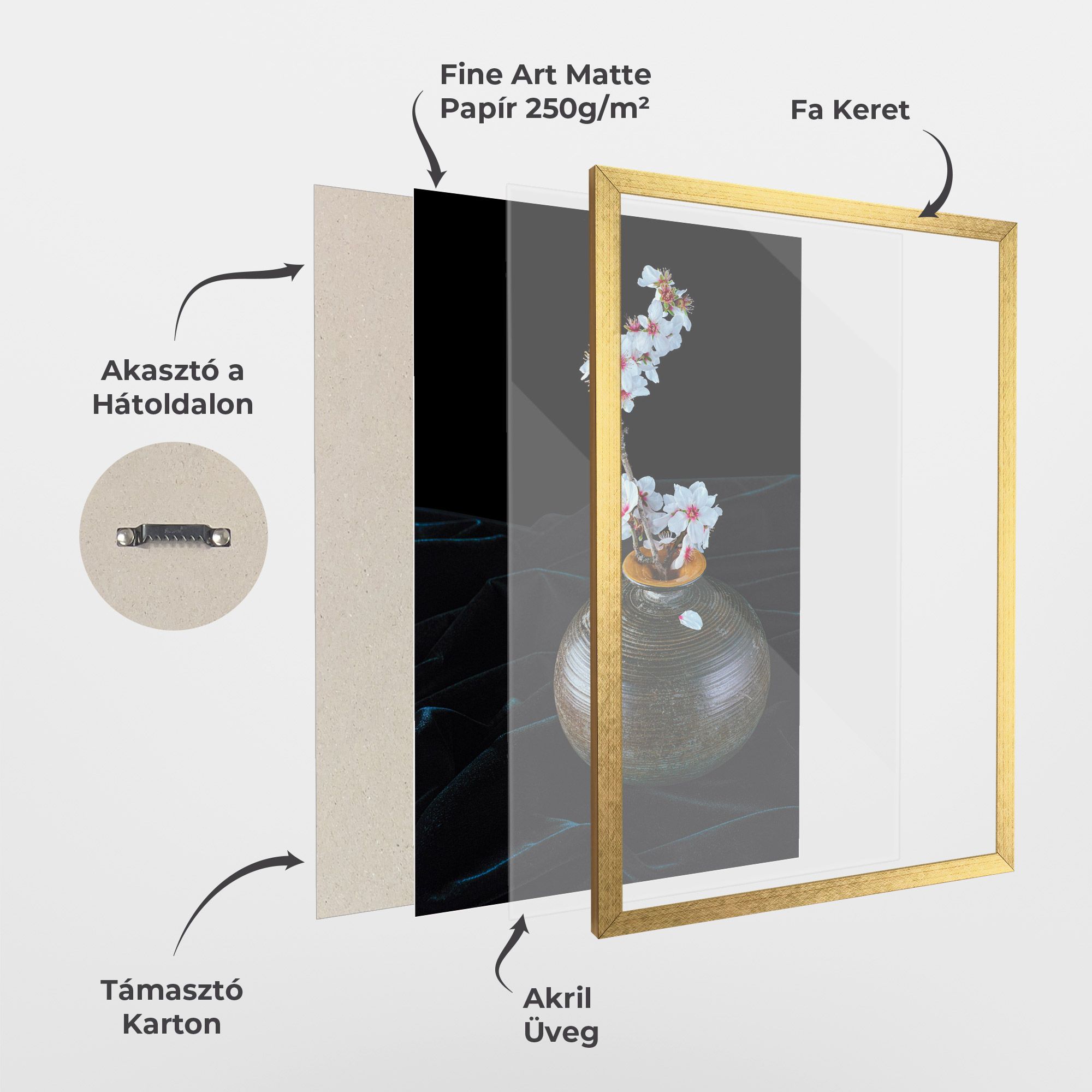 Brown Vase Flowers mockup 1