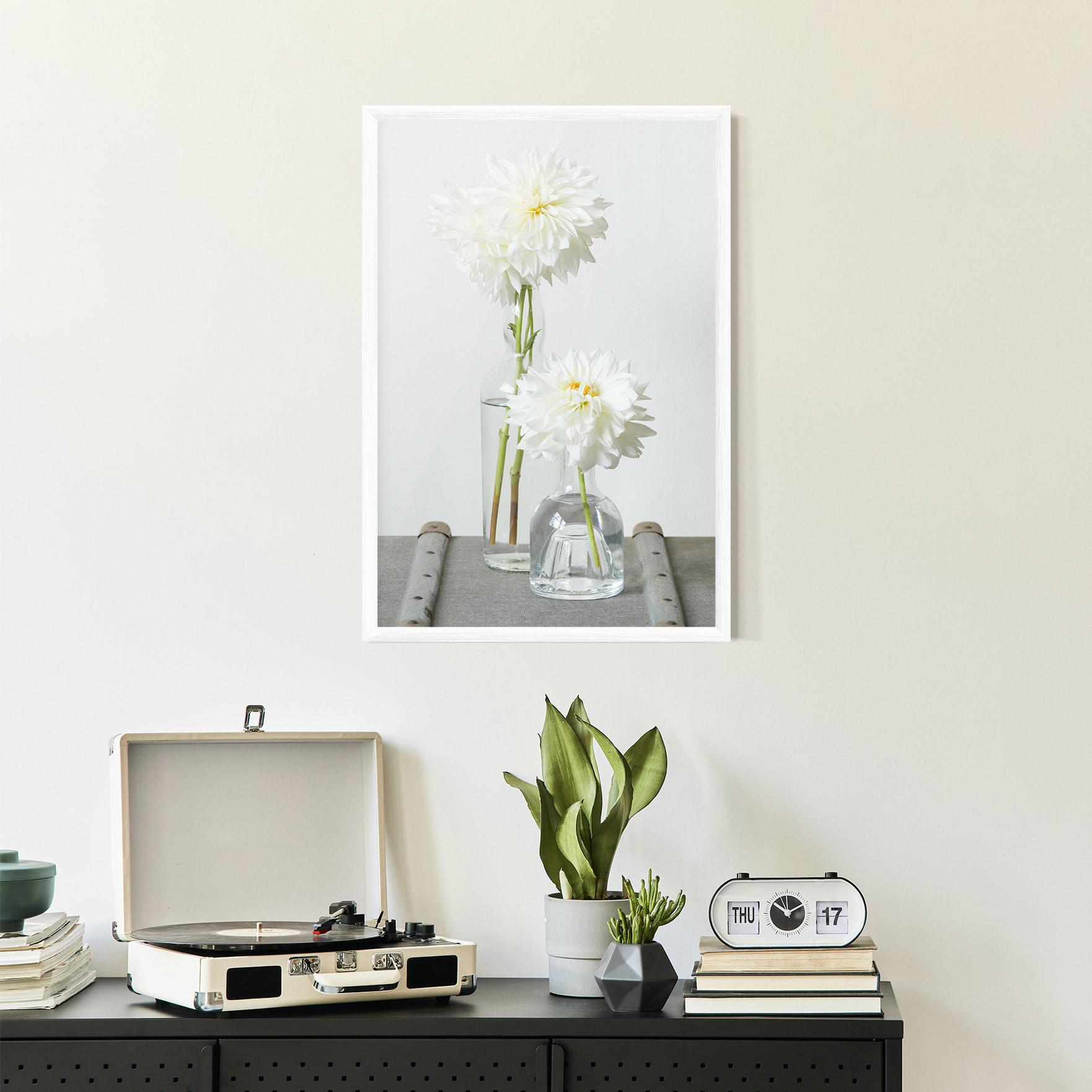 Keretezett Poszter Big Flower Vase mockup 2