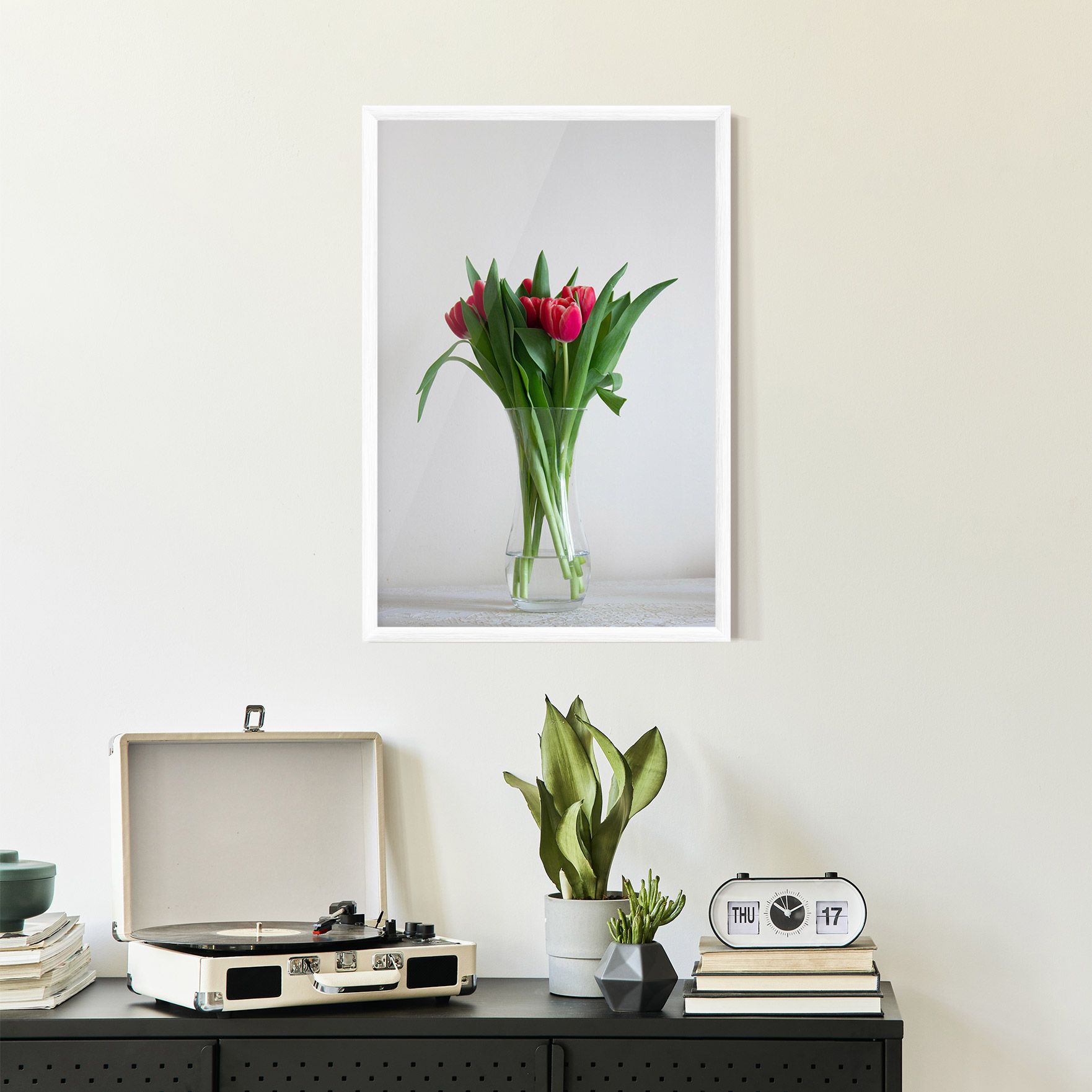 Pretty Tulips Vase mockup 2