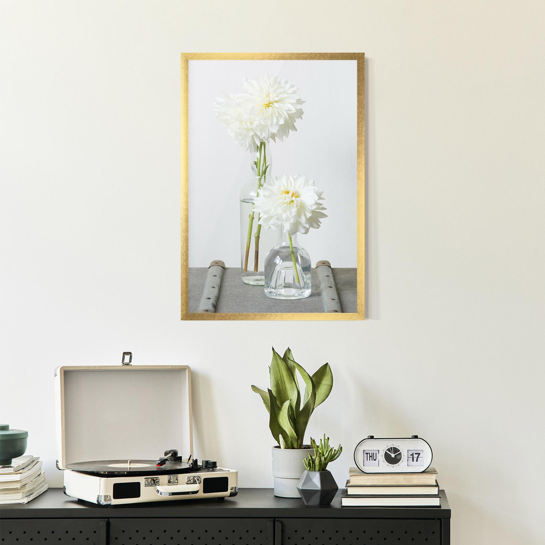 Keretezett Poszter Big Flower Vase mockup 2