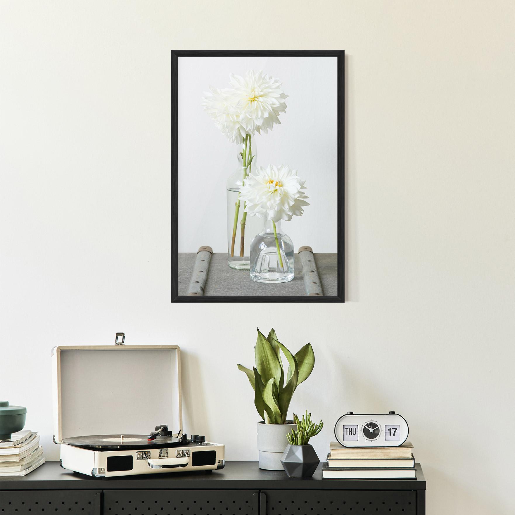 Keretezett Poszter Big Flower Vase mockup 2