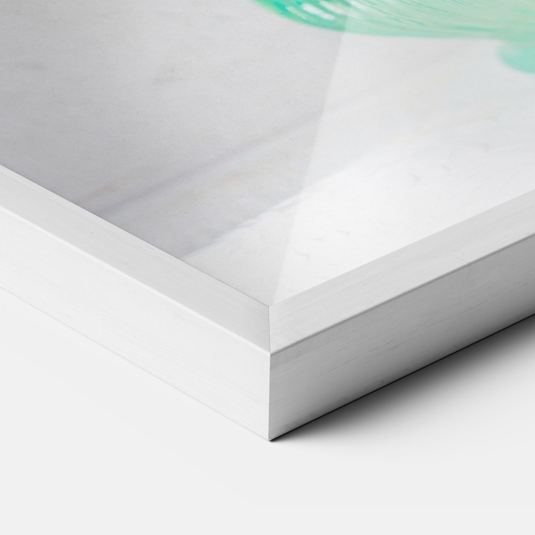 Keretezett Poszter Green Pretty Vase mockup 3