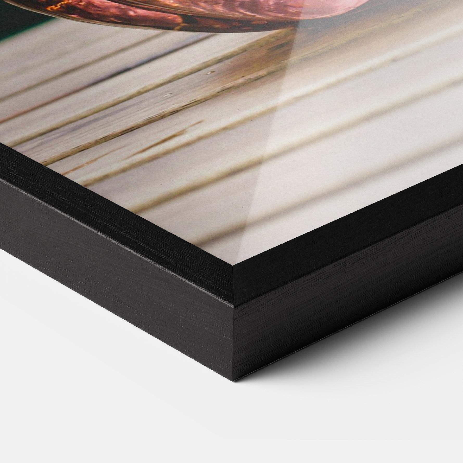 Keretezett Poszter Pink Vase Flower mockup 3