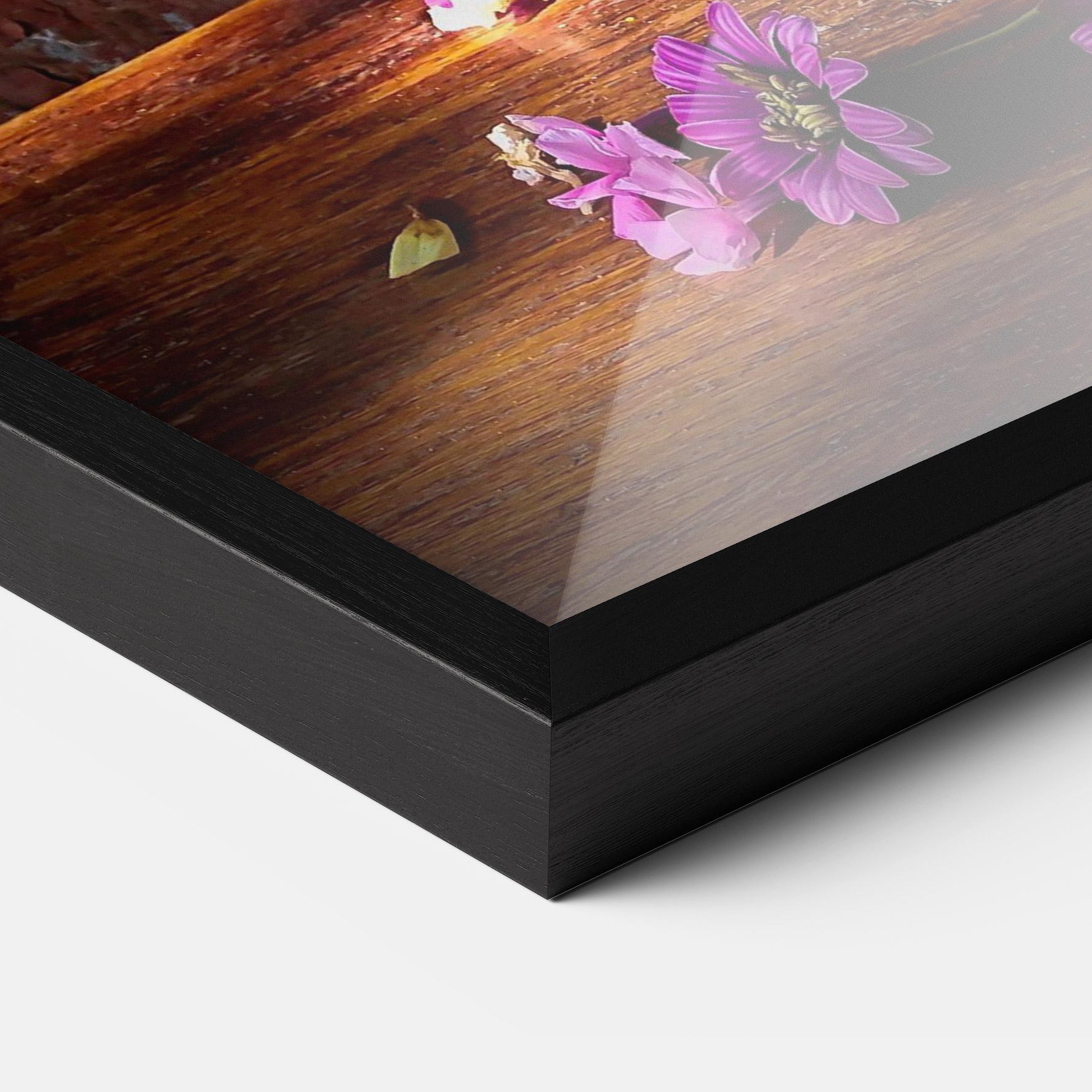 Keretezett Poszter Purple Flowers Vasw mockup 3