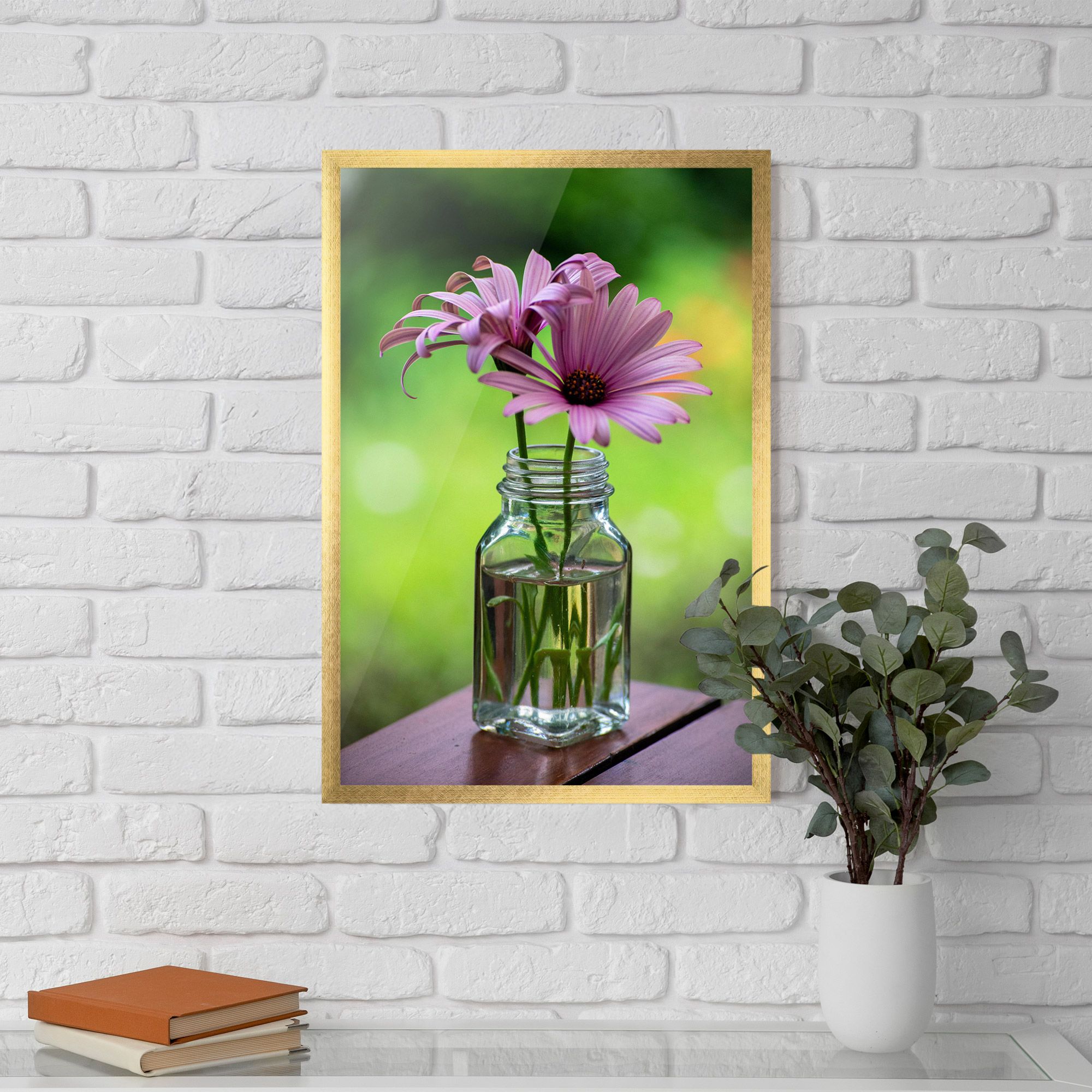 Pink Flower Vase mockup 5