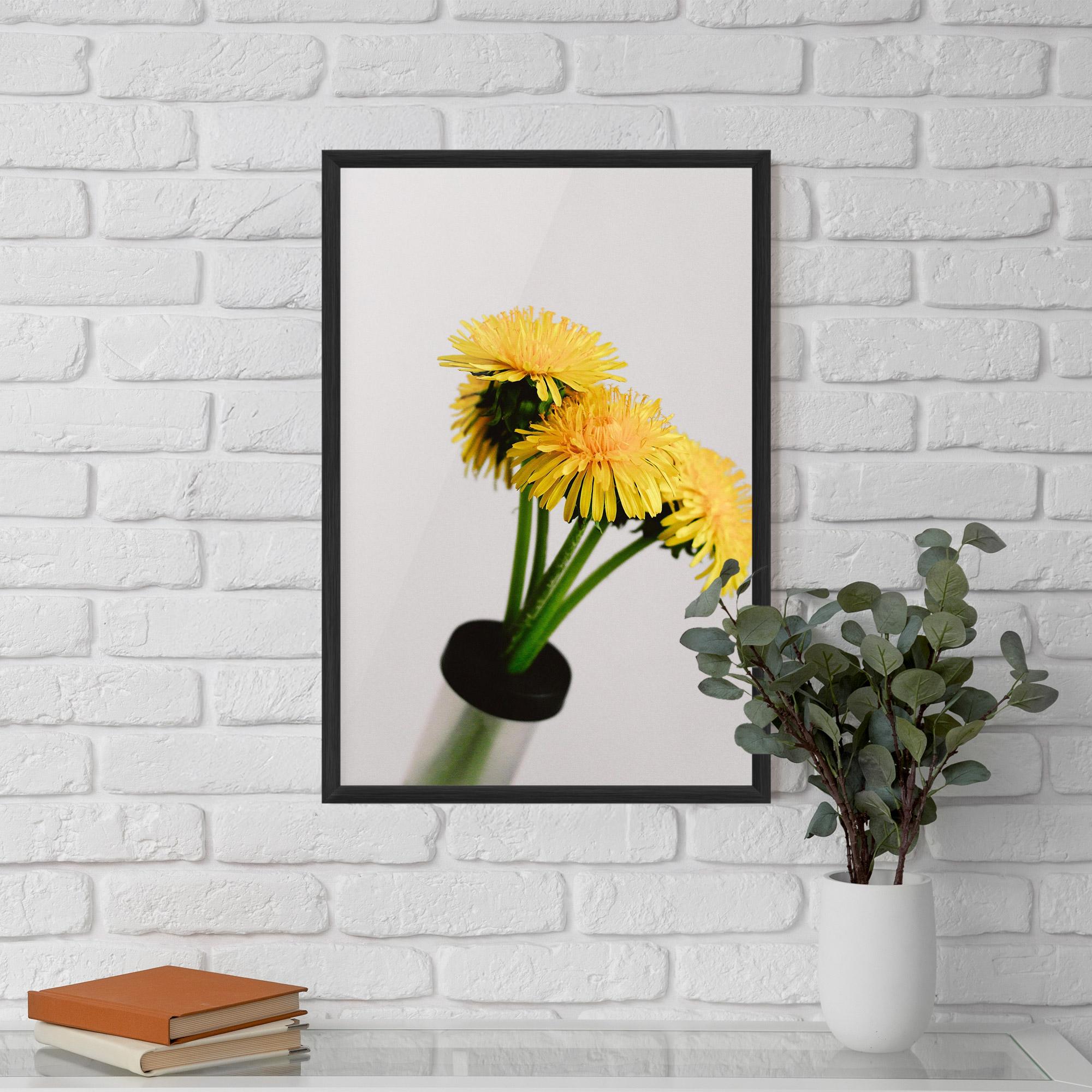 Keretezett Poszter Yellow mockup 5