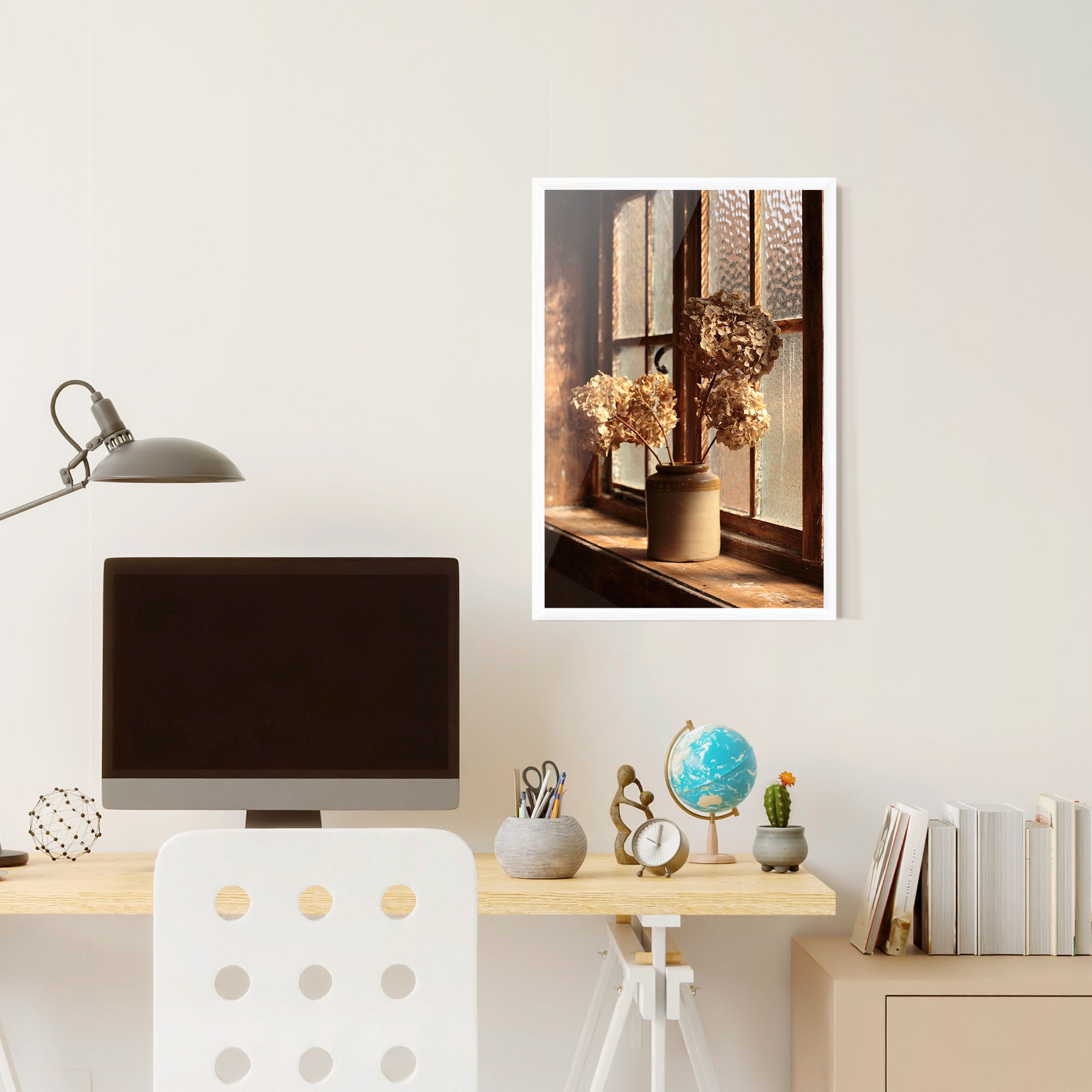 Vintage Vase Flowers mockup 6