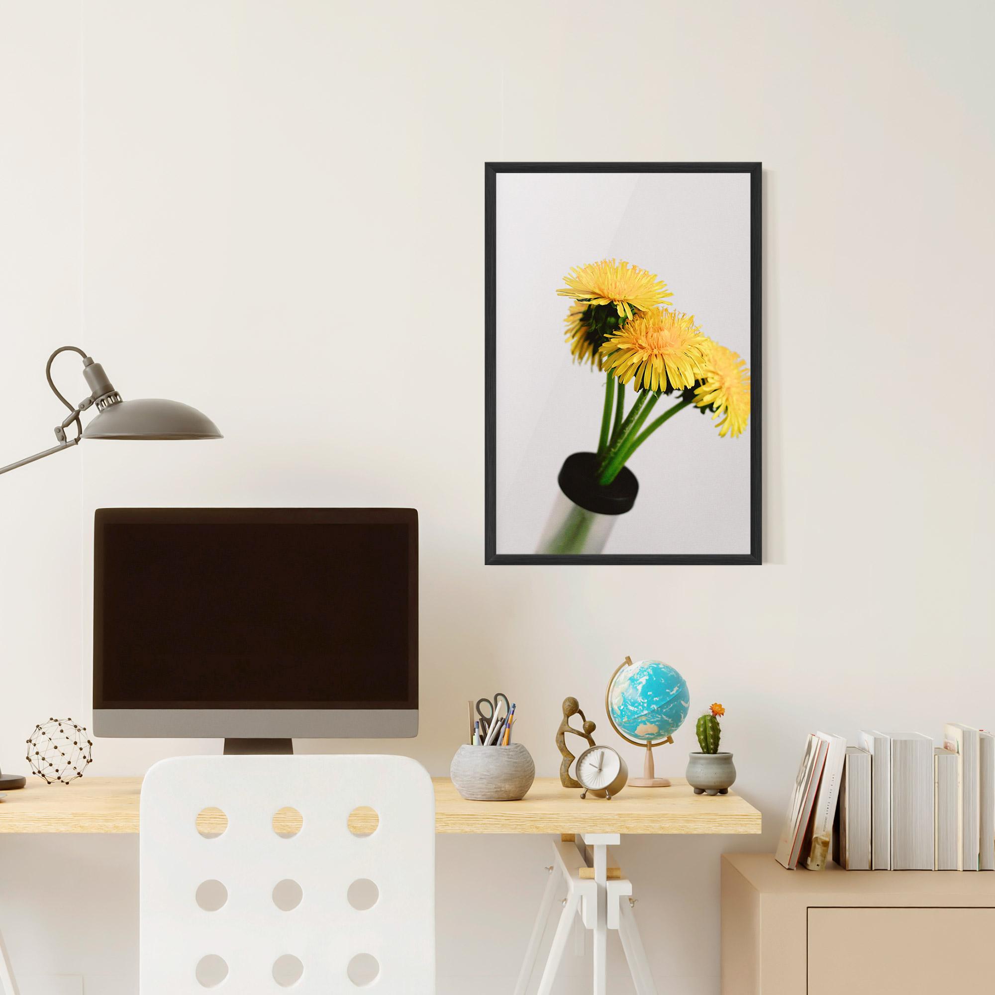 Keretezett Poszter Yellow mockup 6