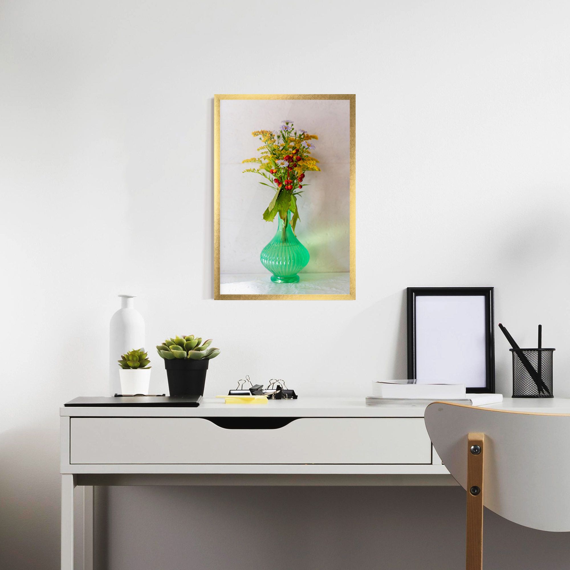 Green Pretty Vase mockup 7