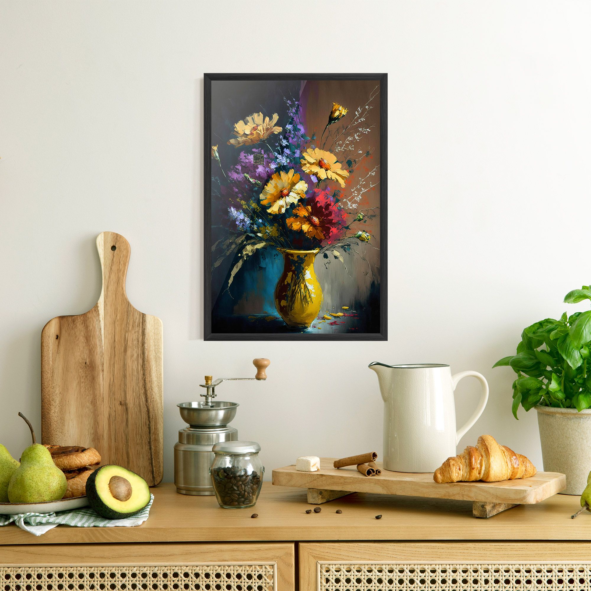 Yellow Art Vase mockup 8