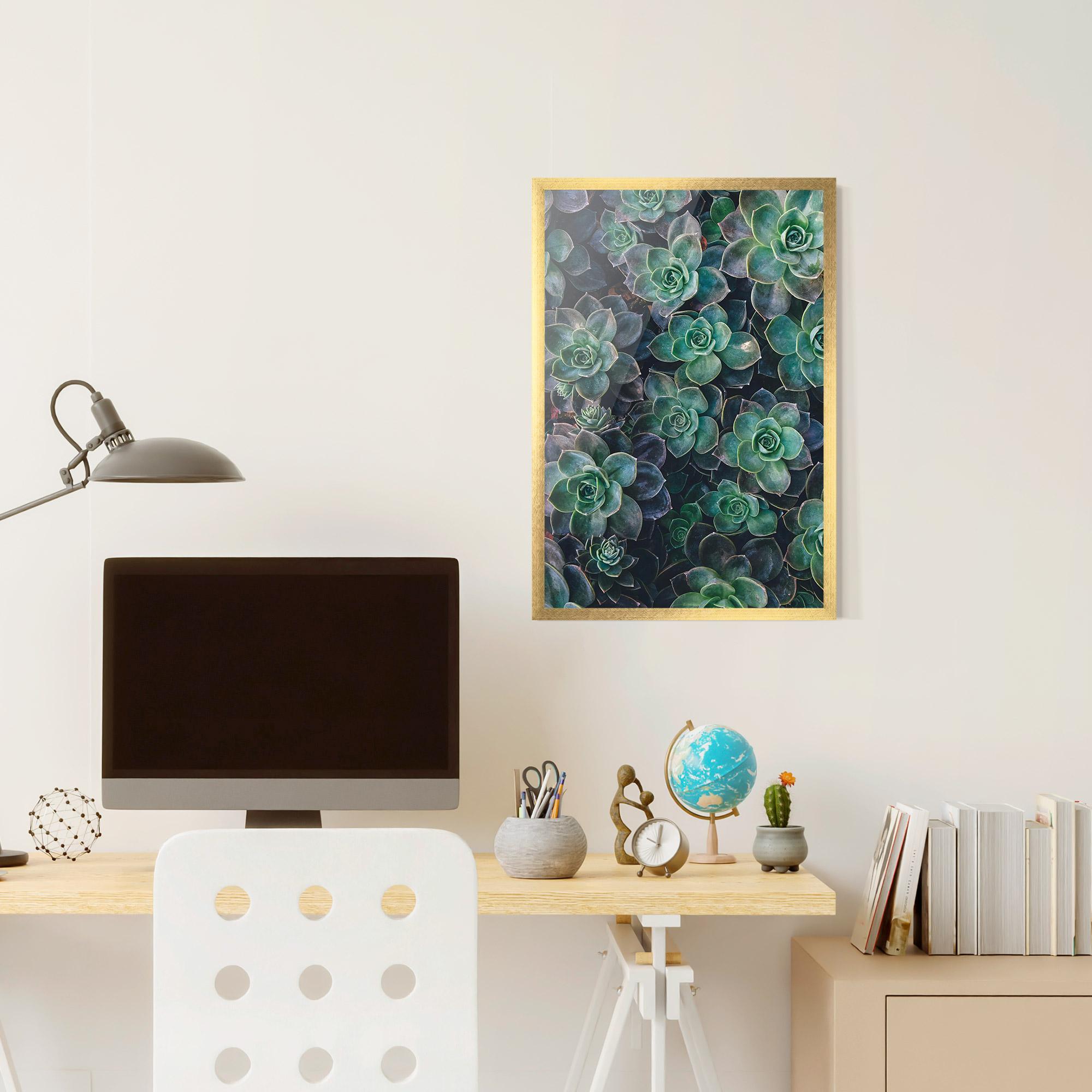 Keretezett Poszter Green Lilac Tree mockup 6