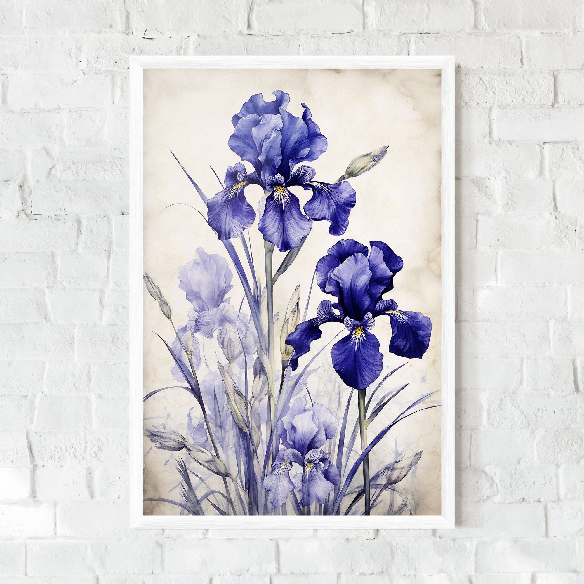 Irises Painting mockup 0