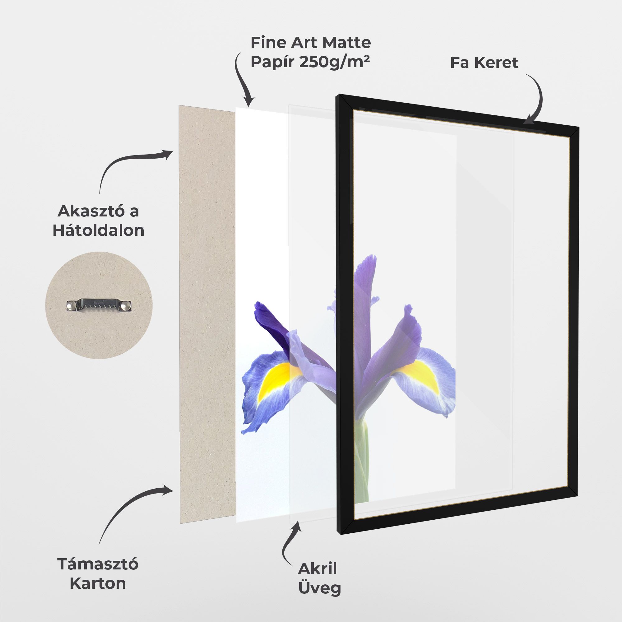 Yellow Color Iris mockup 1