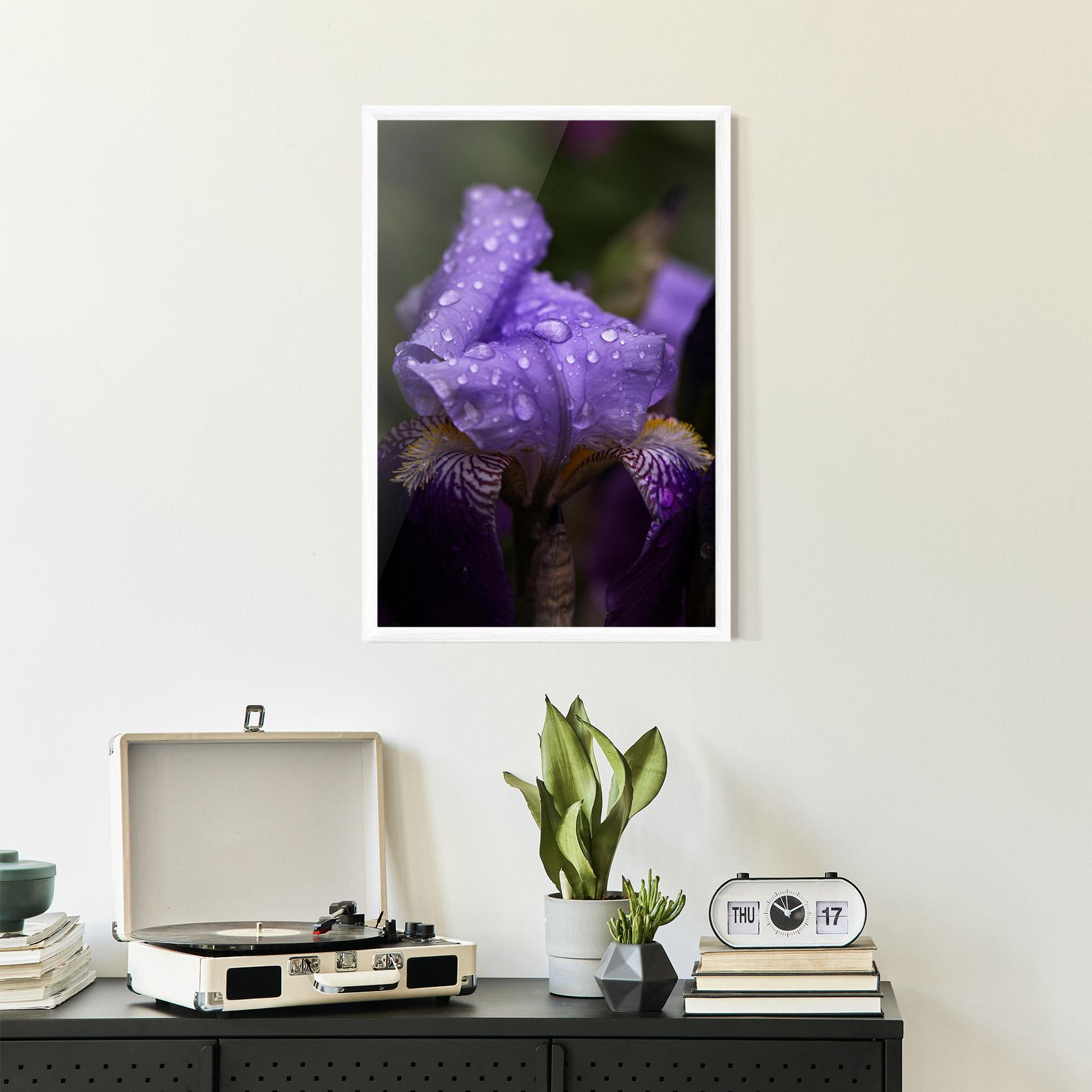 Keretezett Poszter Rain In The Garden mockup 2