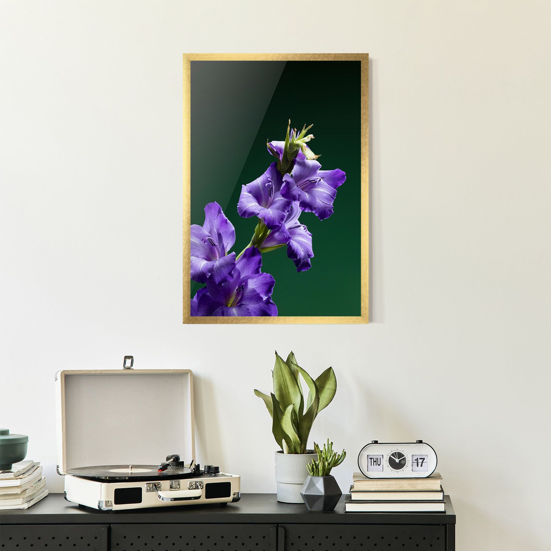 Iris On Green mockup 2