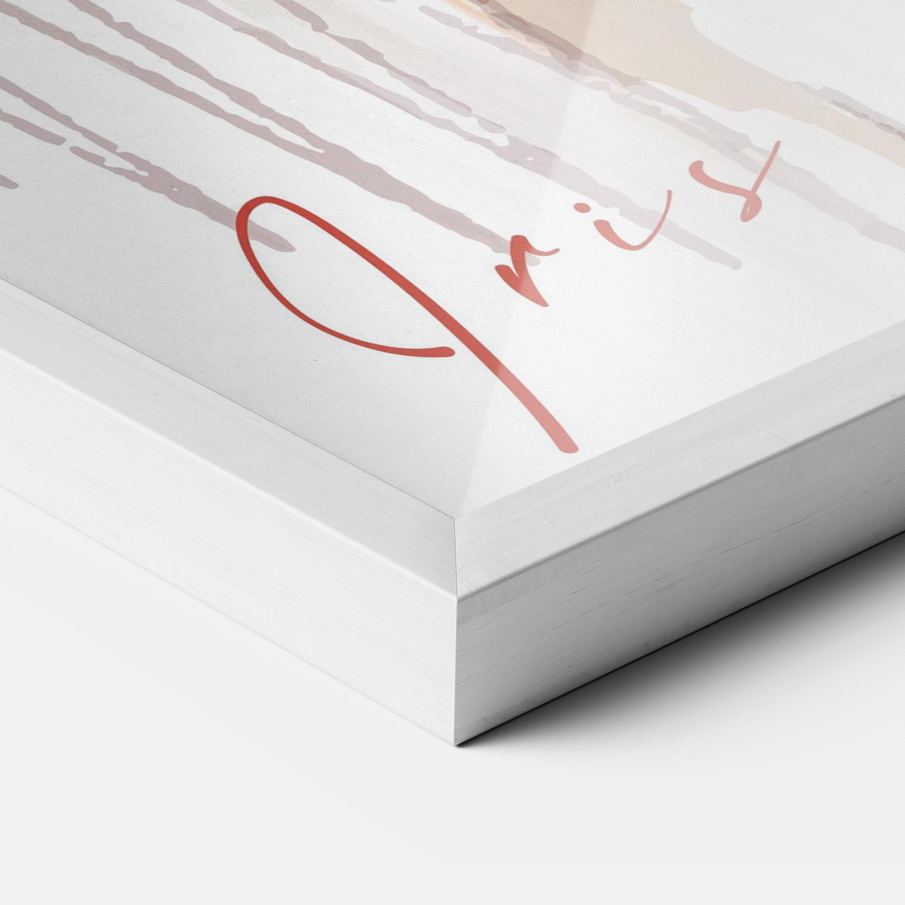 Keretezett Poszter Orange Iris mockup 3