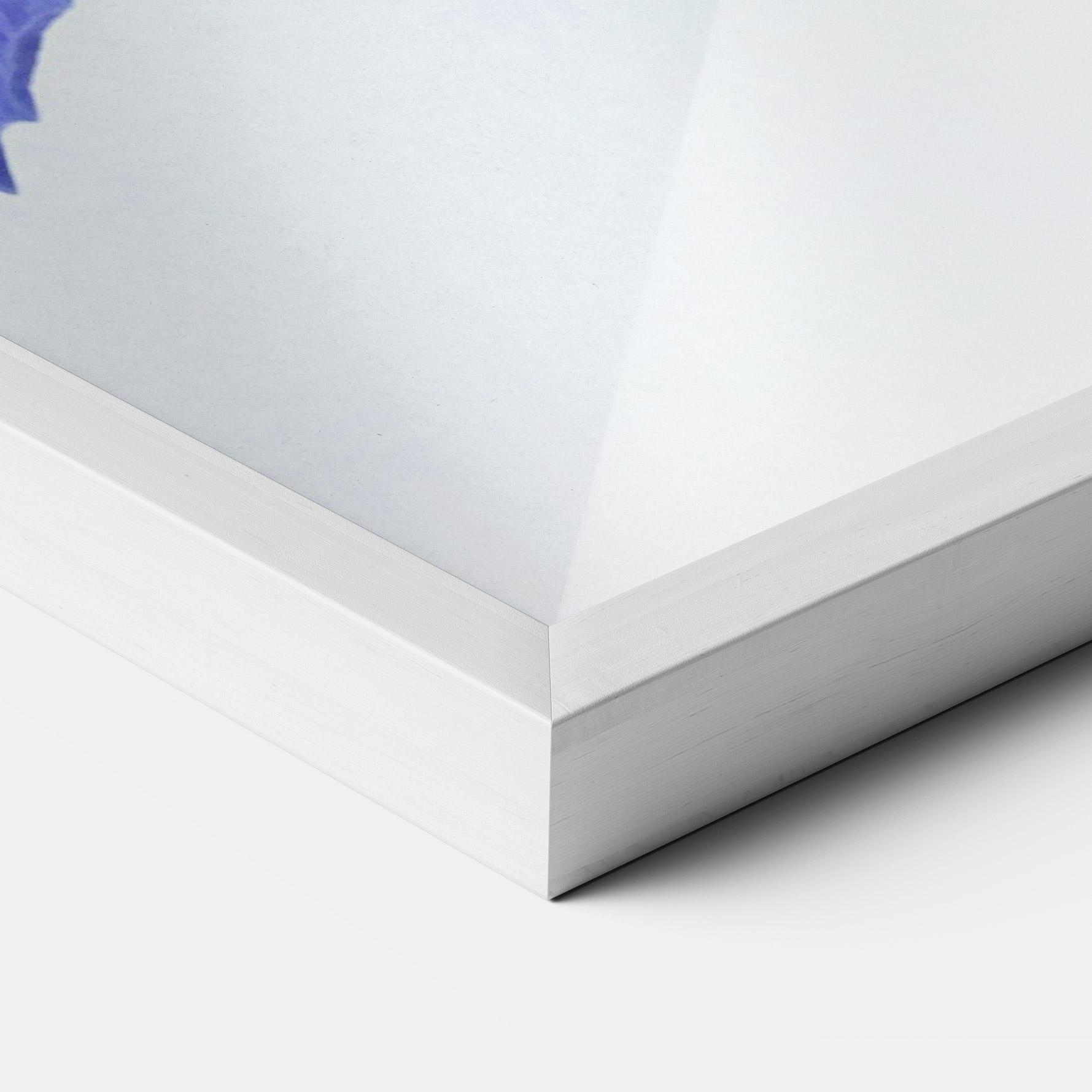 Keretezett Poszter Yellow Color Iris mockup 3