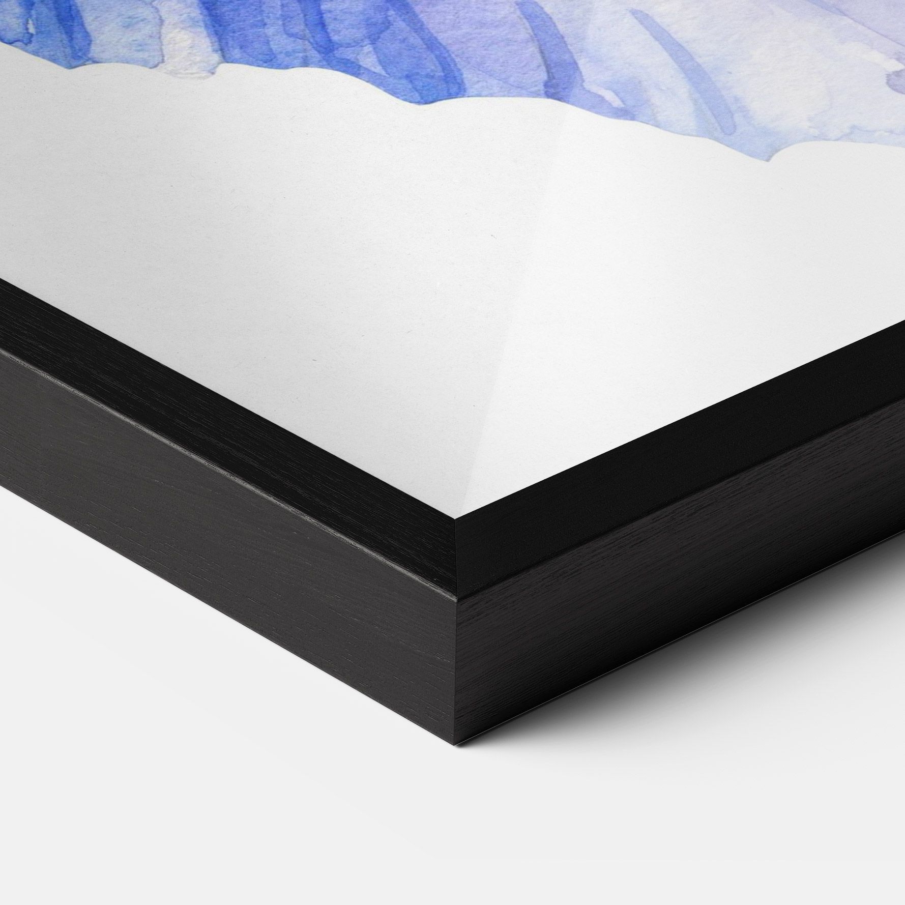 Purple Iris On White mockup 3