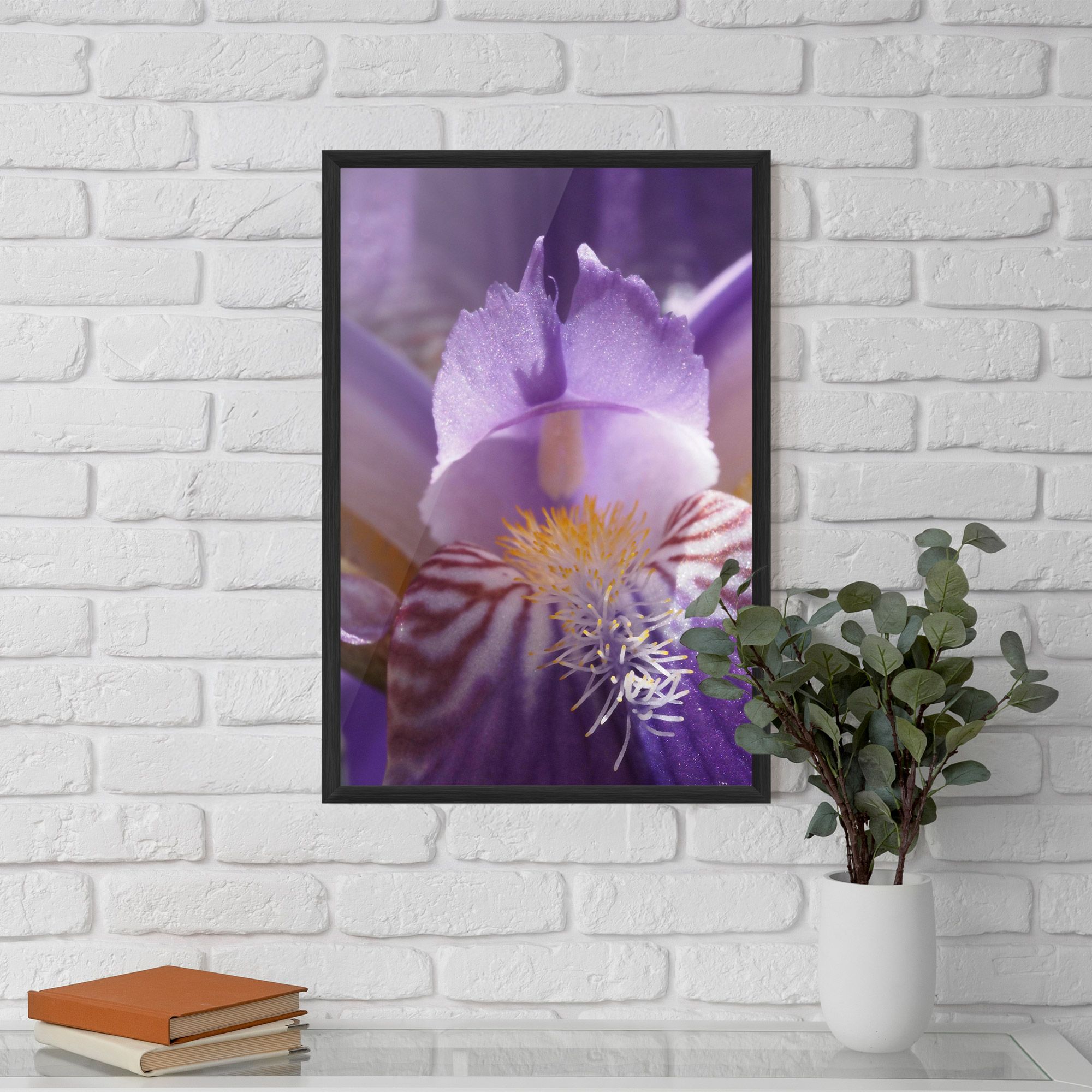 Purple Iris Close Up mockup 5