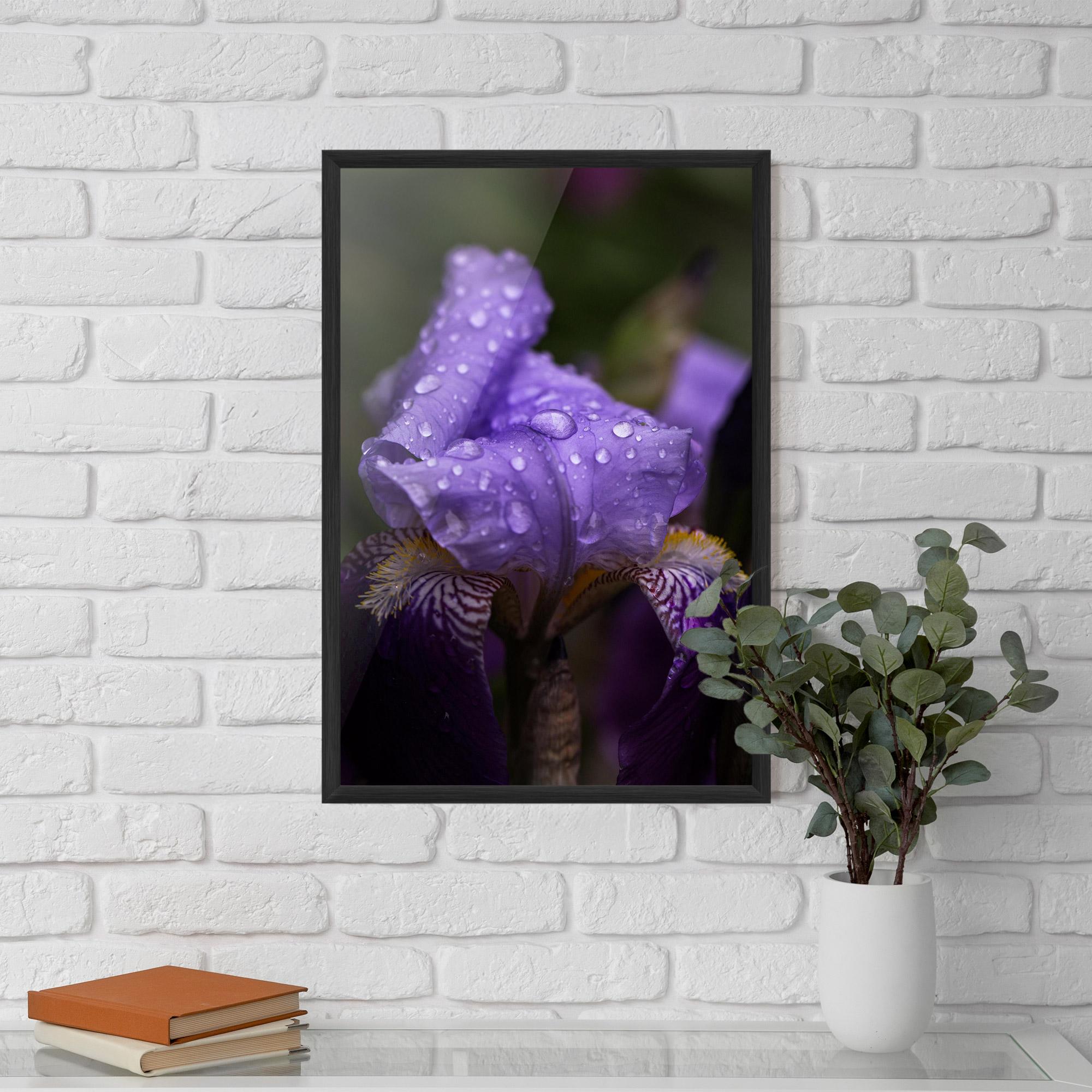 Keretezett Poszter Rain In The Garden mockup 5