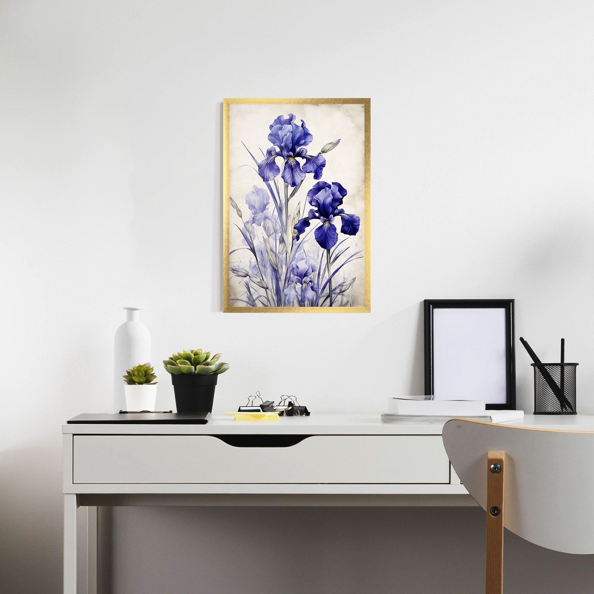 Irises Painting mockup 7