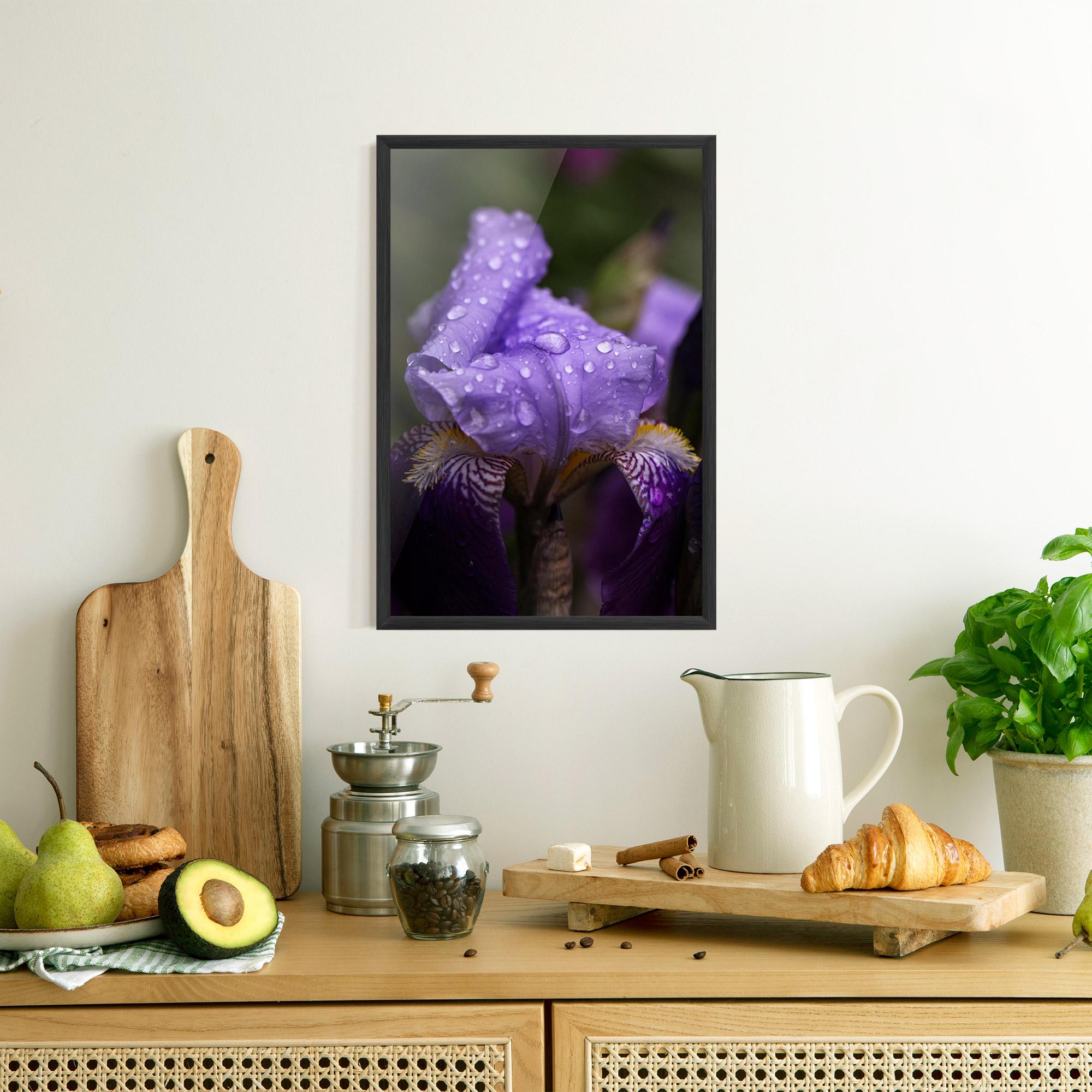 Keretezett Poszter Rain In The Garden mockup 8