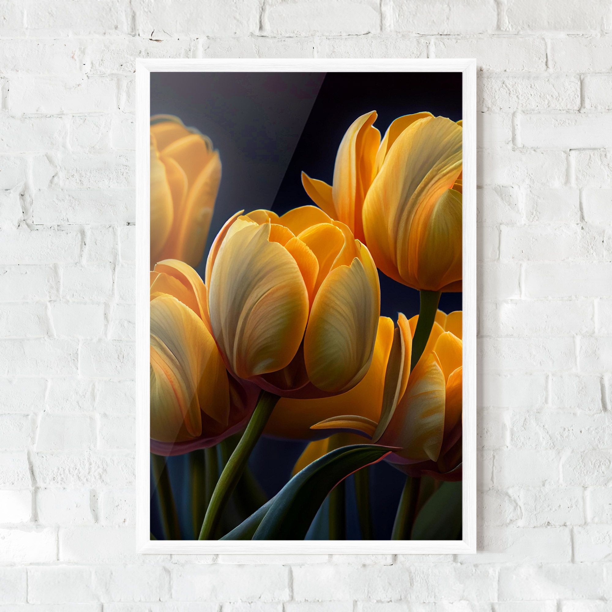 Pretty Yellow Tulips mockup 0