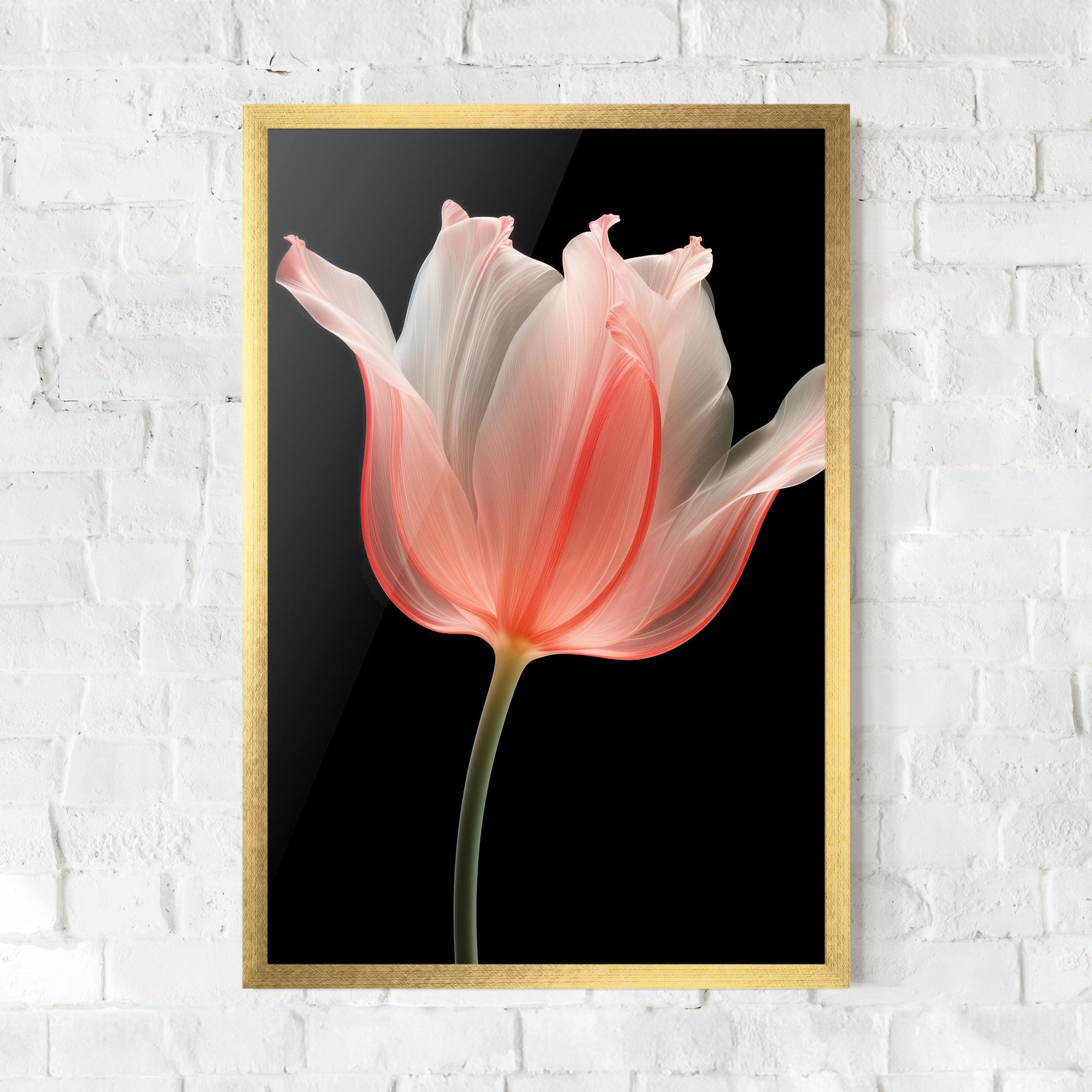 Pastel Pink Tulip mockup 0