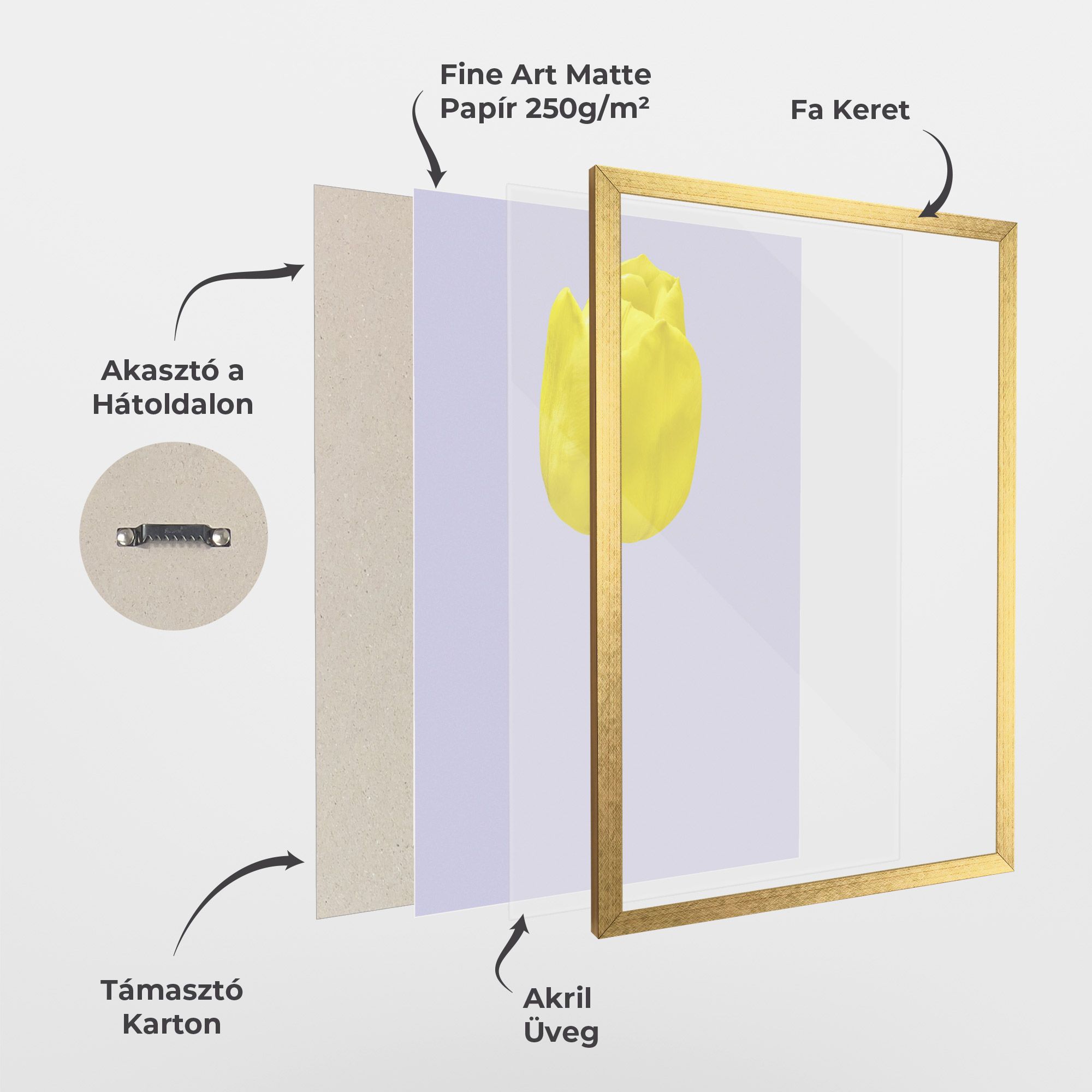 One Yellow Tulip mockup 1
