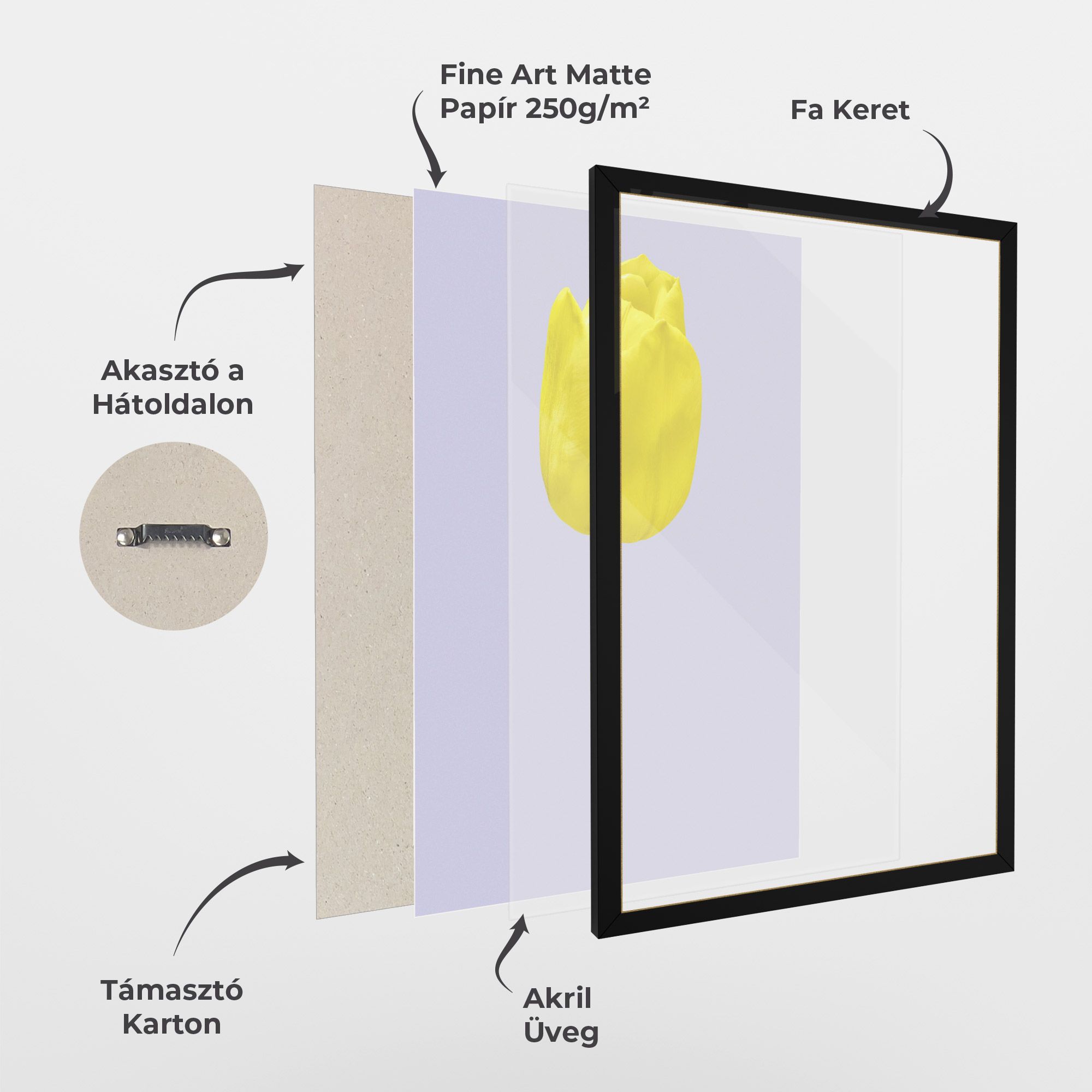 One Yellow Tulip mockup 1