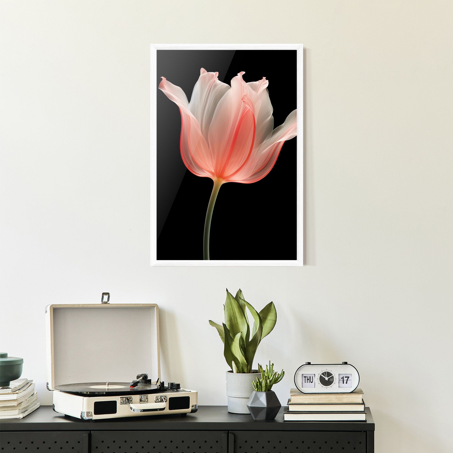 Pastel Pink Tulip mockup 2