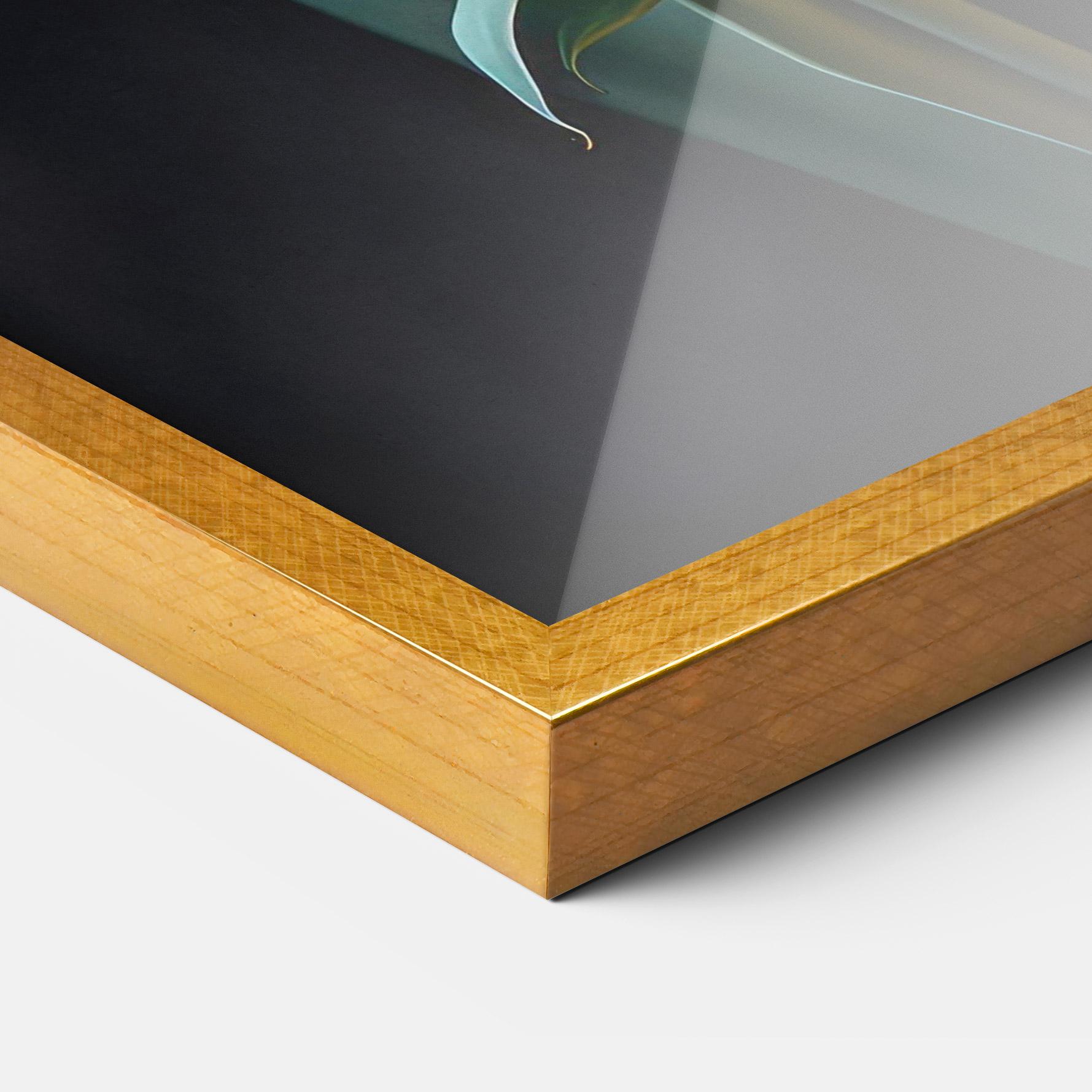 Keretezett Poszter Light Purple Tulips mockup 3