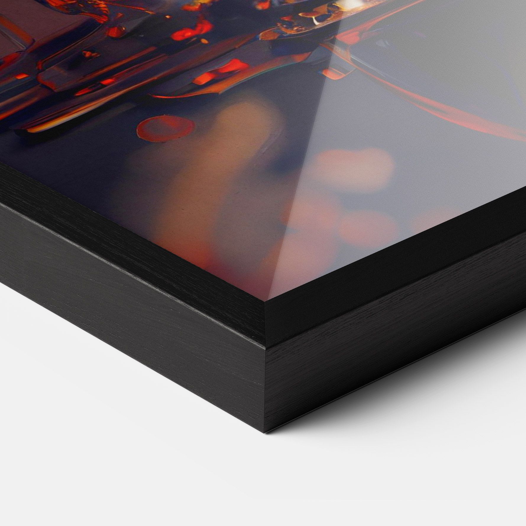 Black Tulip In Vase mockup 3