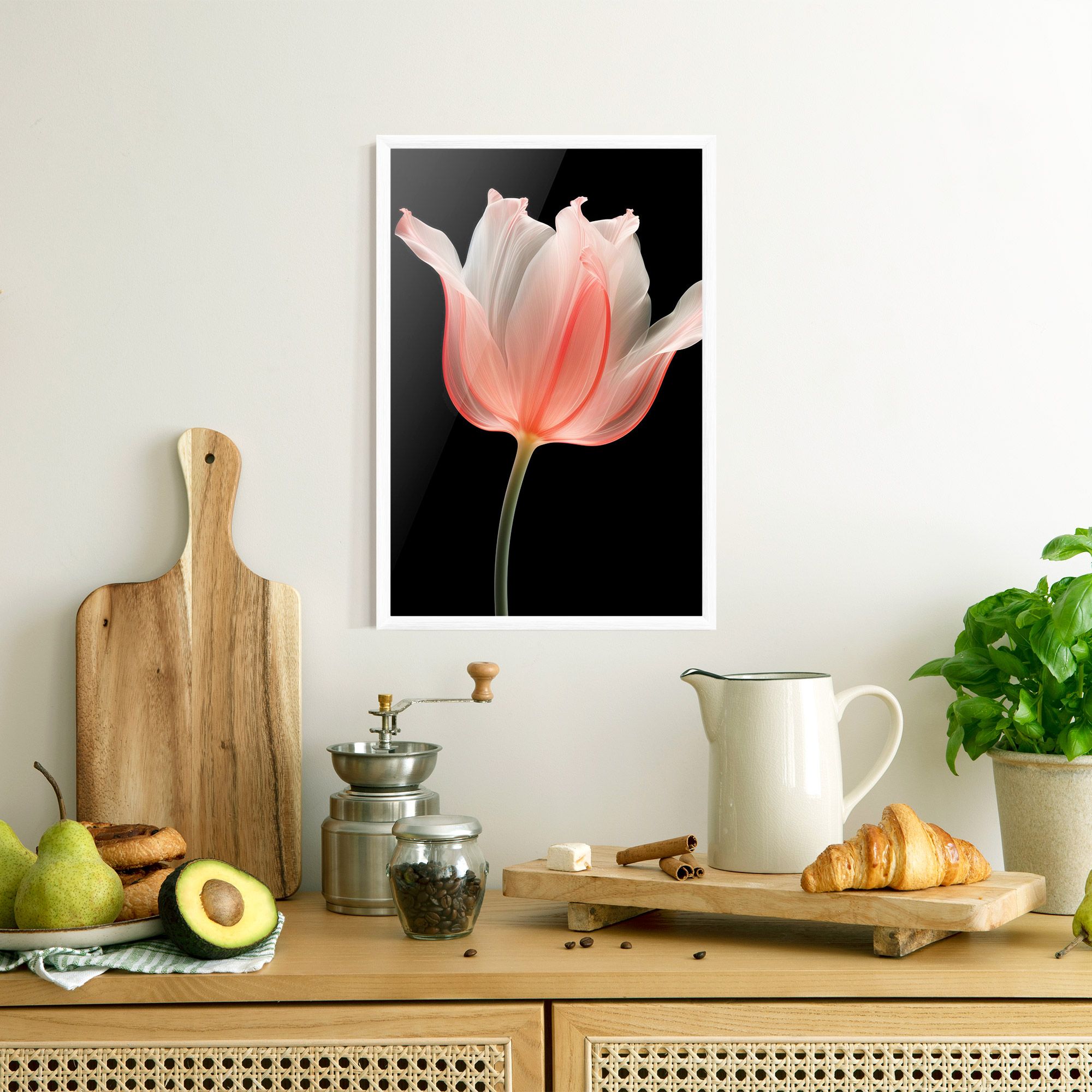 Pastel Pink Tulip mockup 8