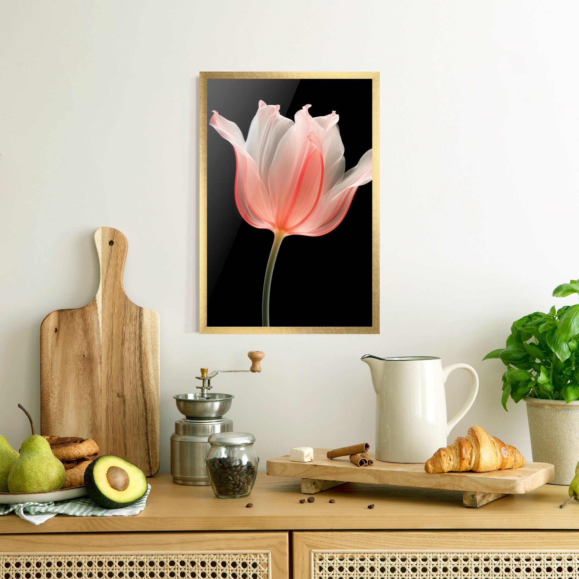 Pastel Pink Tulip mockup 8