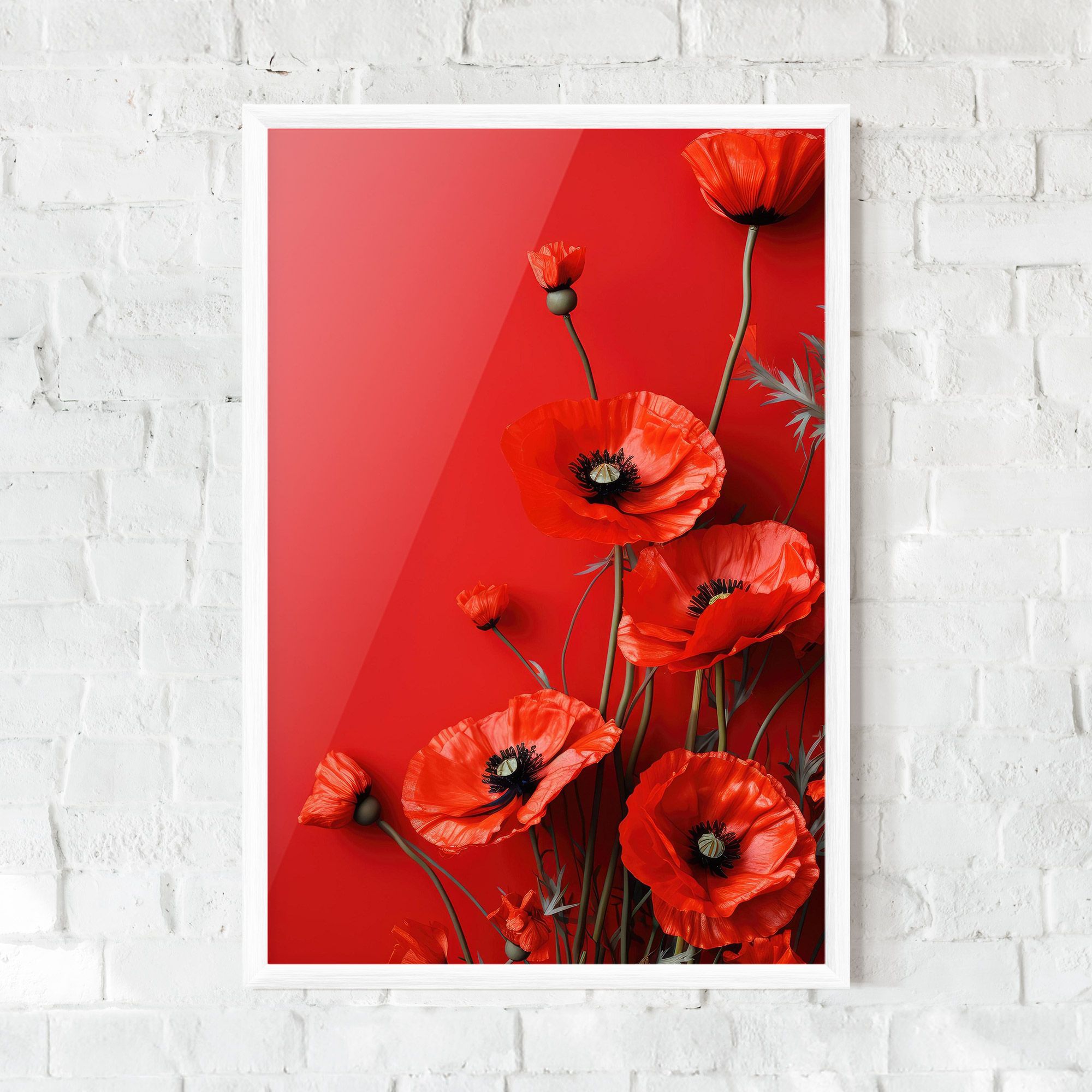 Poppies On The Table mockup 0