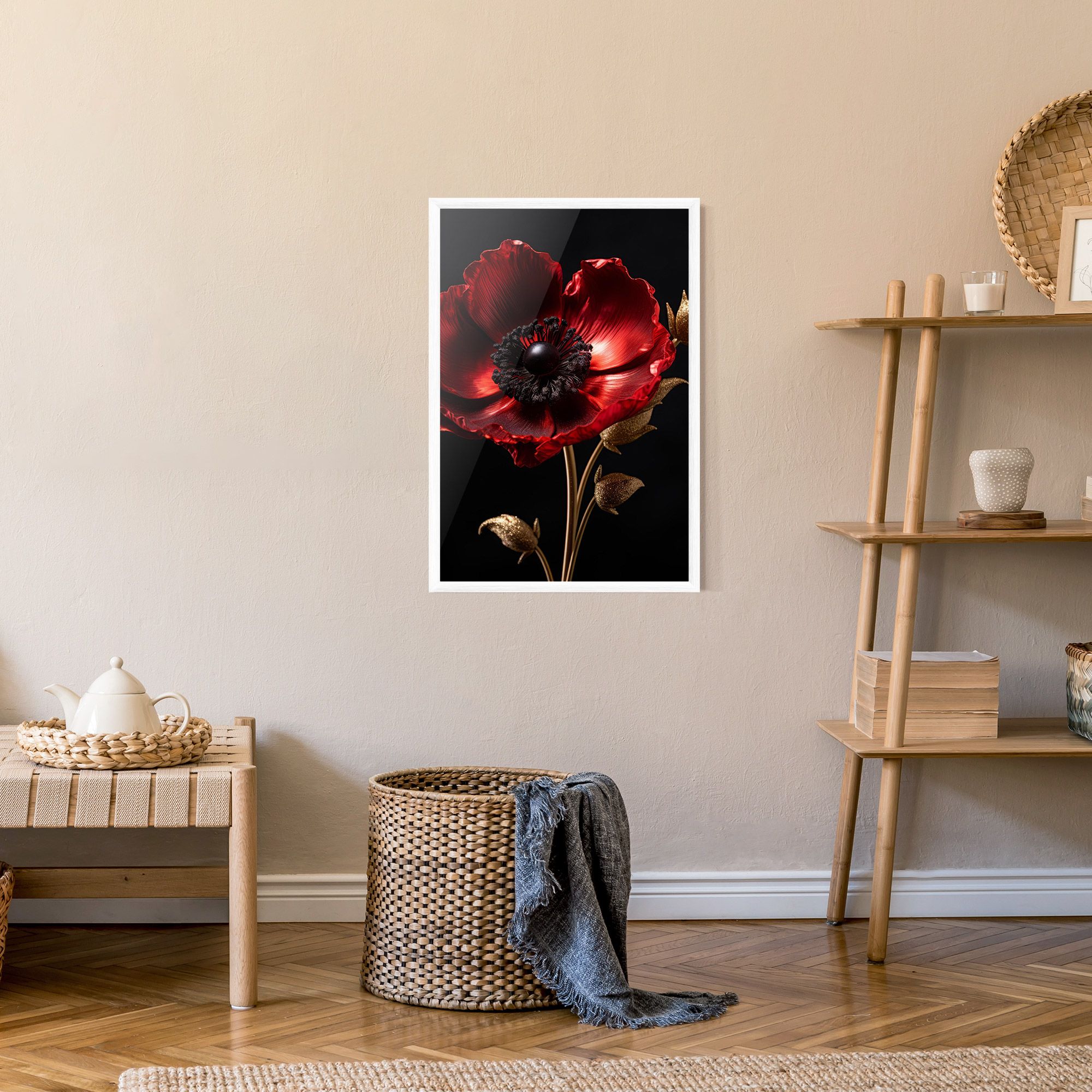 Dark Red Poppy mockup 9
