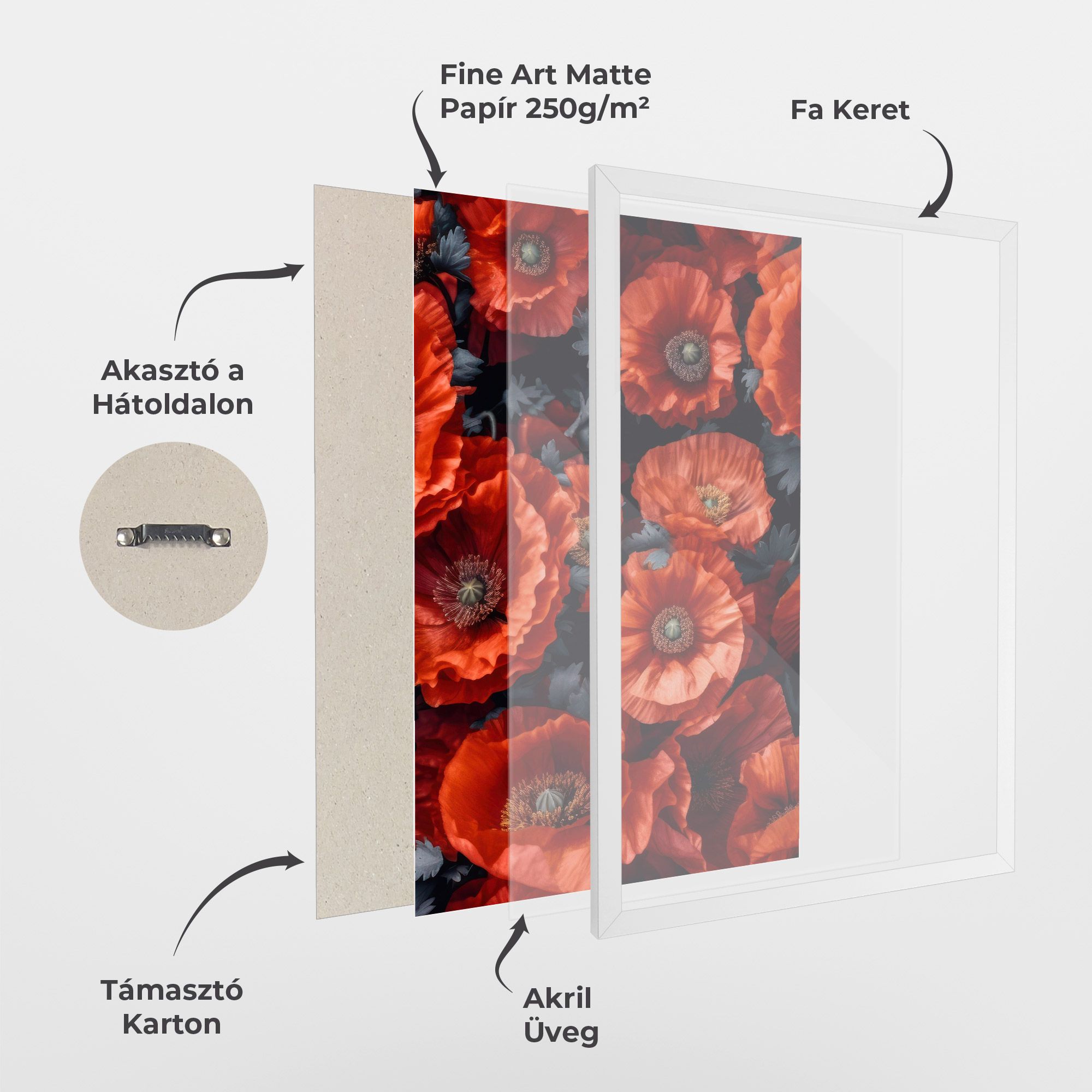 Black Red Poppies mockup 1