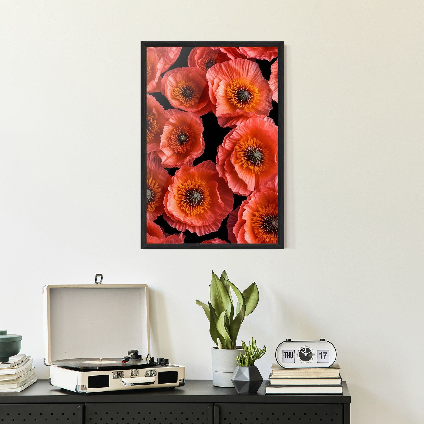 Light Red Poppies mockup 2