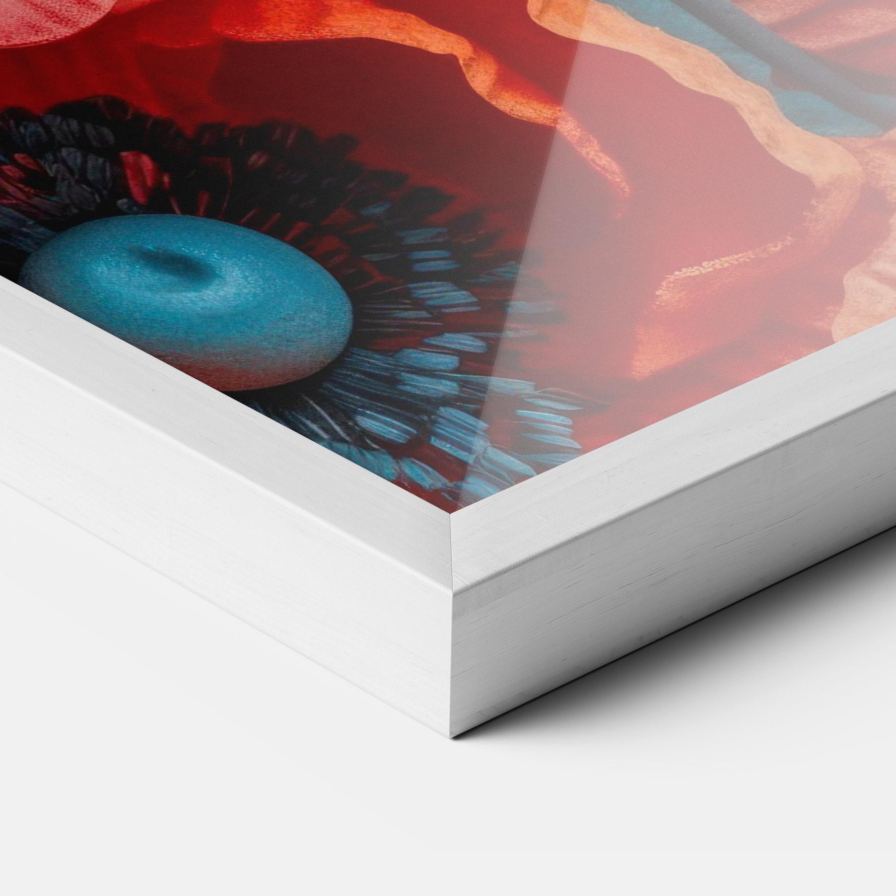 Keretezett Poszter Poppy Close Up mockup 3