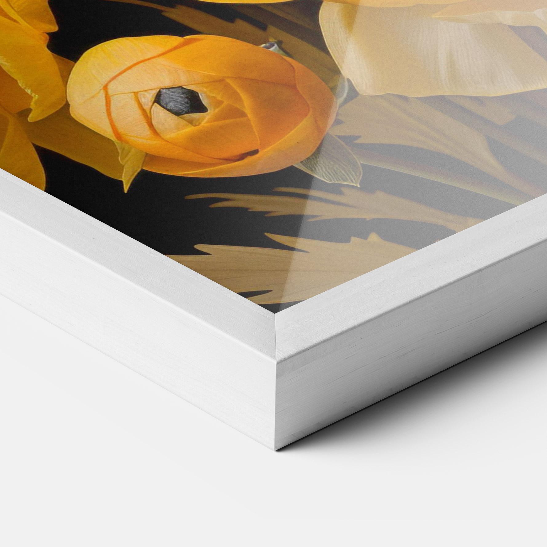 Keretezett Poszter Yellow Poppy mockup 3